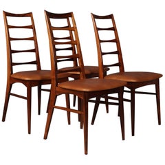 Set of Niels Koefoed Dining Chairs, Model "Lis", Rosewood, 1960s