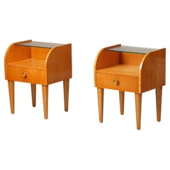Set of Night Stands, Margaret Nordman, Keravan puusepäntehdas, 1930s