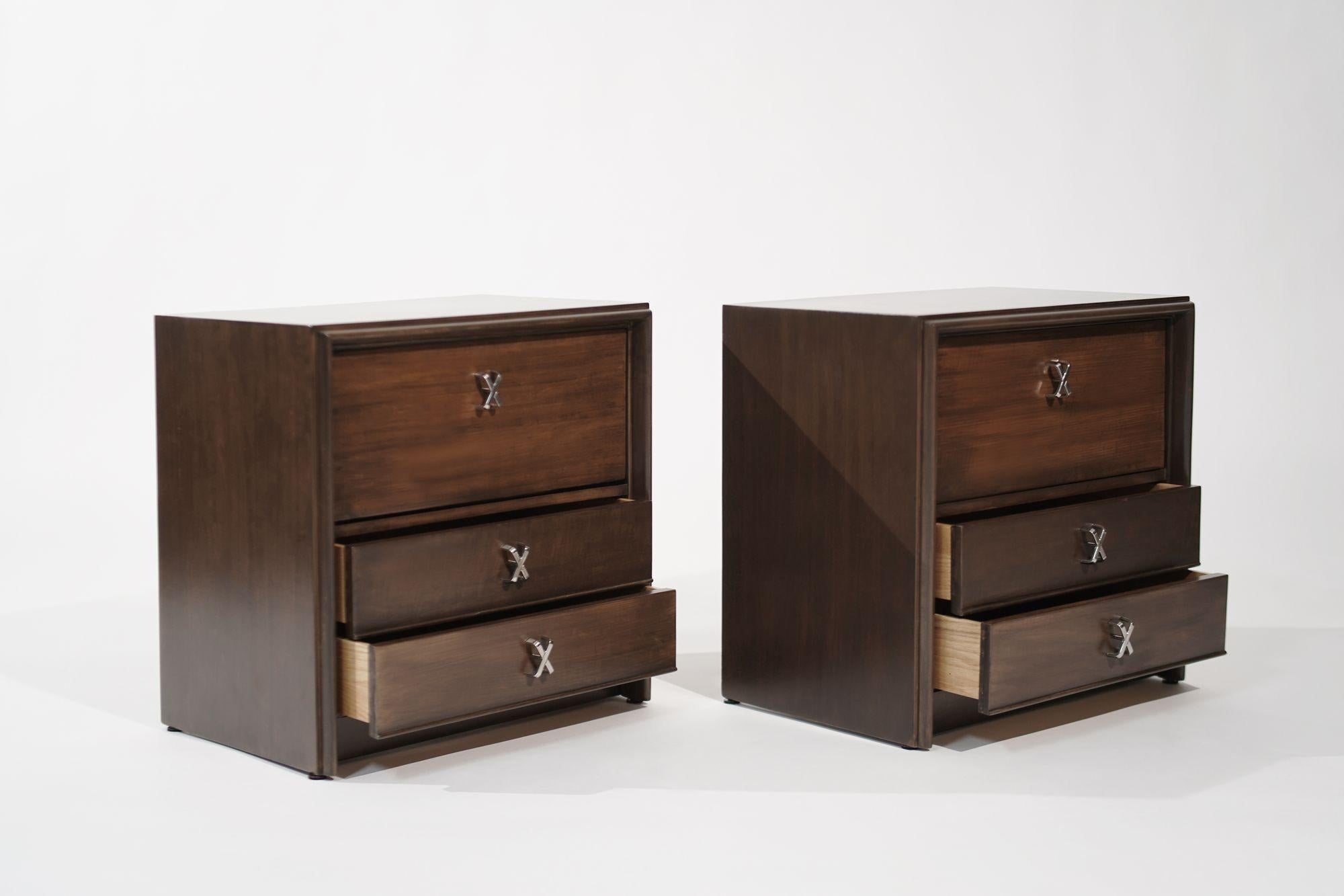 American Set of Nightstands by Paul Frankl, C. 1950s For Sale