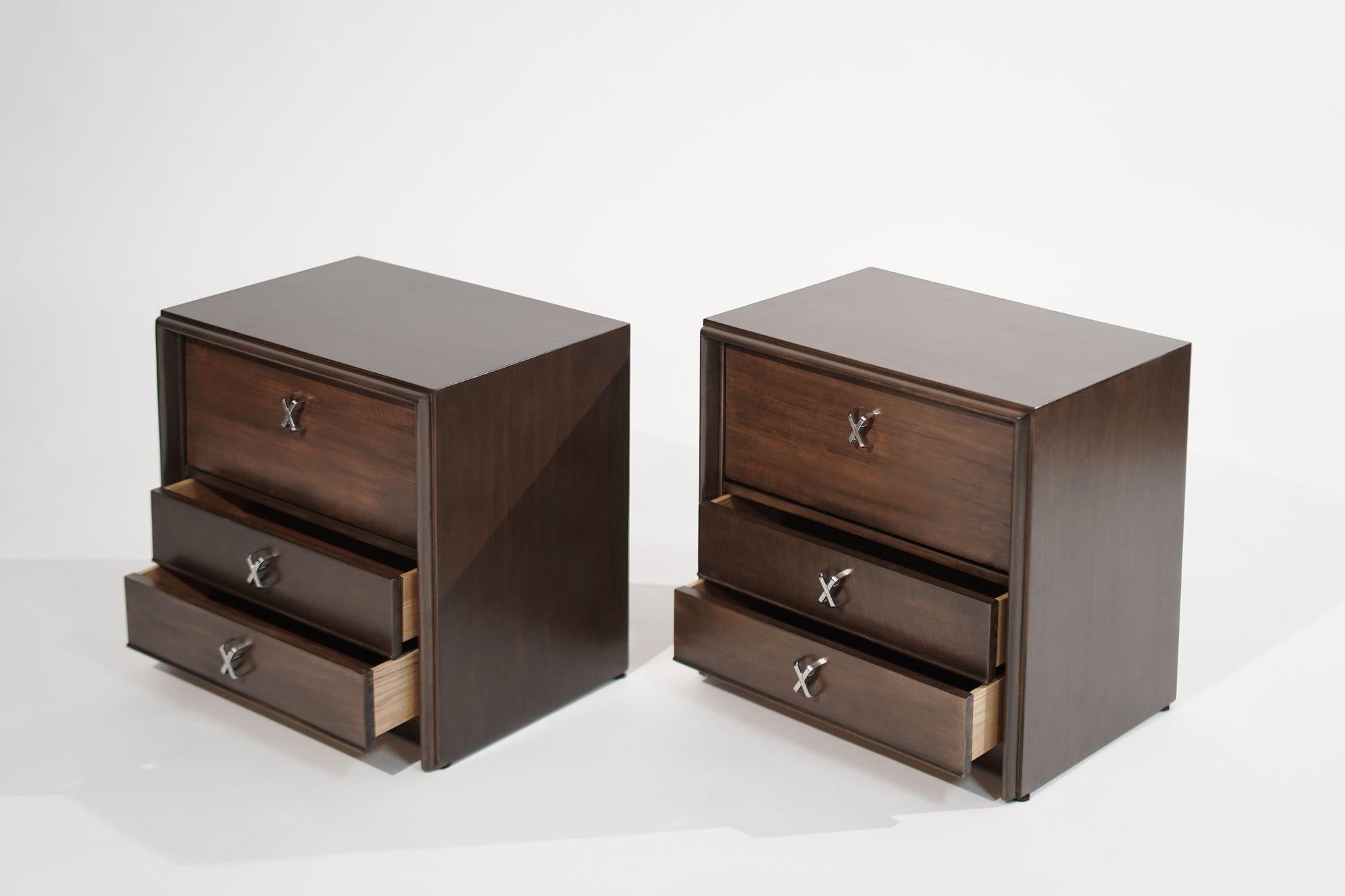 Set of Nightstands by Paul Frankl, C. 1950s In Excellent Condition For Sale In Westport, CT