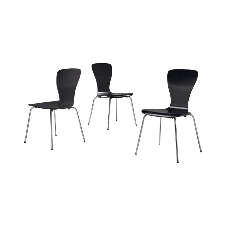 Set of 'Nikke' Dining Chairs by Tapio Wirkkala, Finland, 1950s For Sale