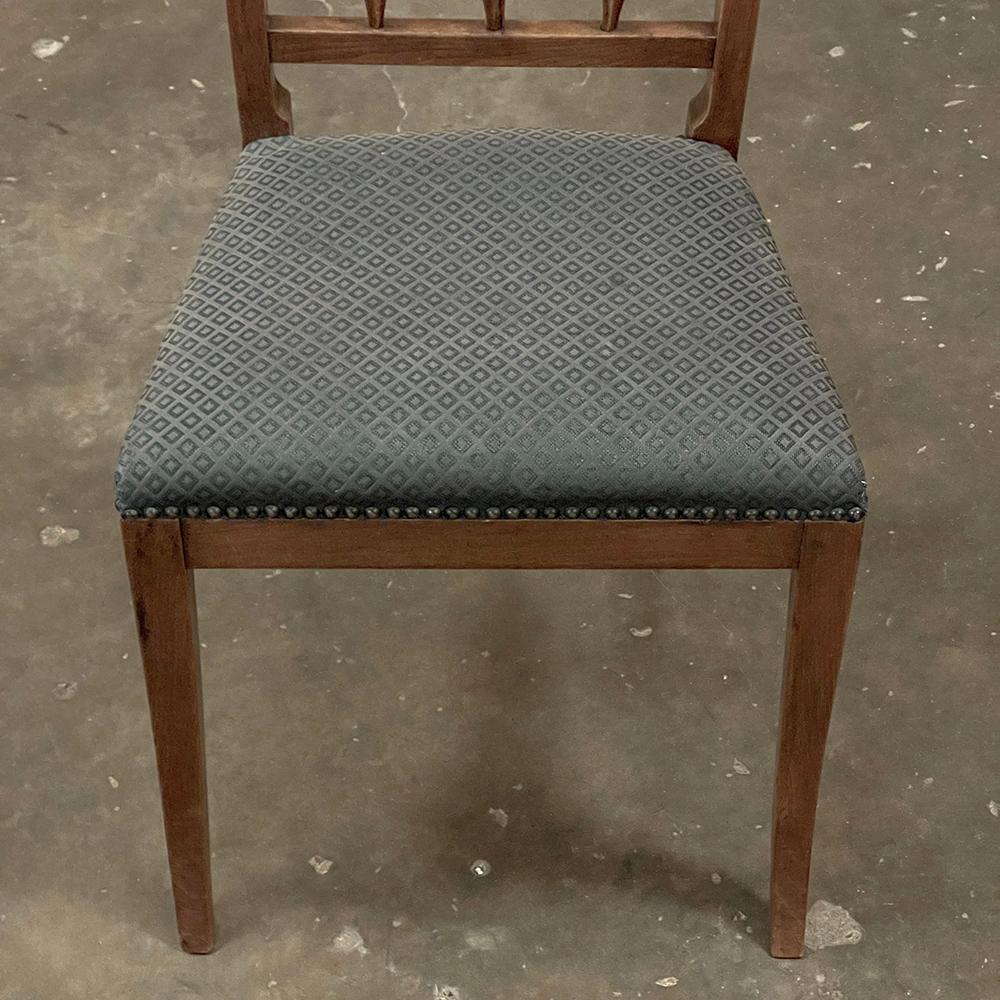 Set of Nine 18th Century French Directoire Dining Chairs en venta 3
