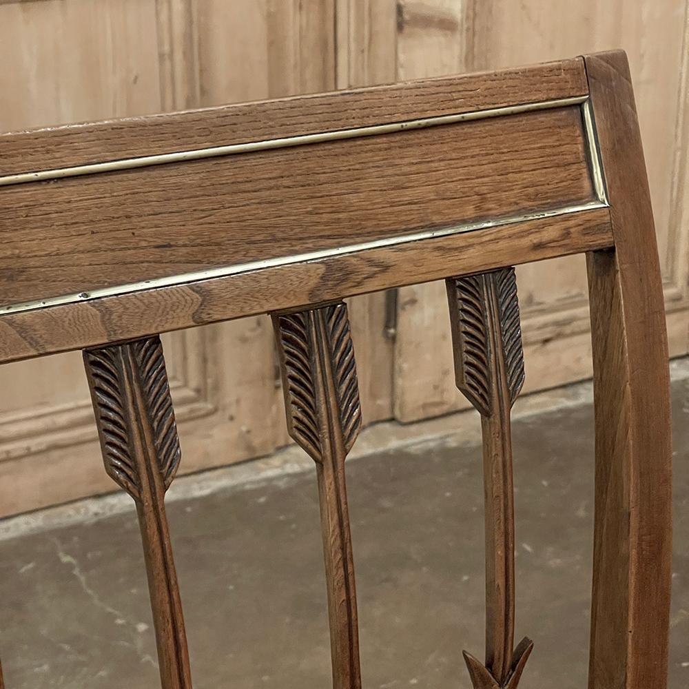 Set of Nine 18th Century French Directoire Dining Chairs en venta 5