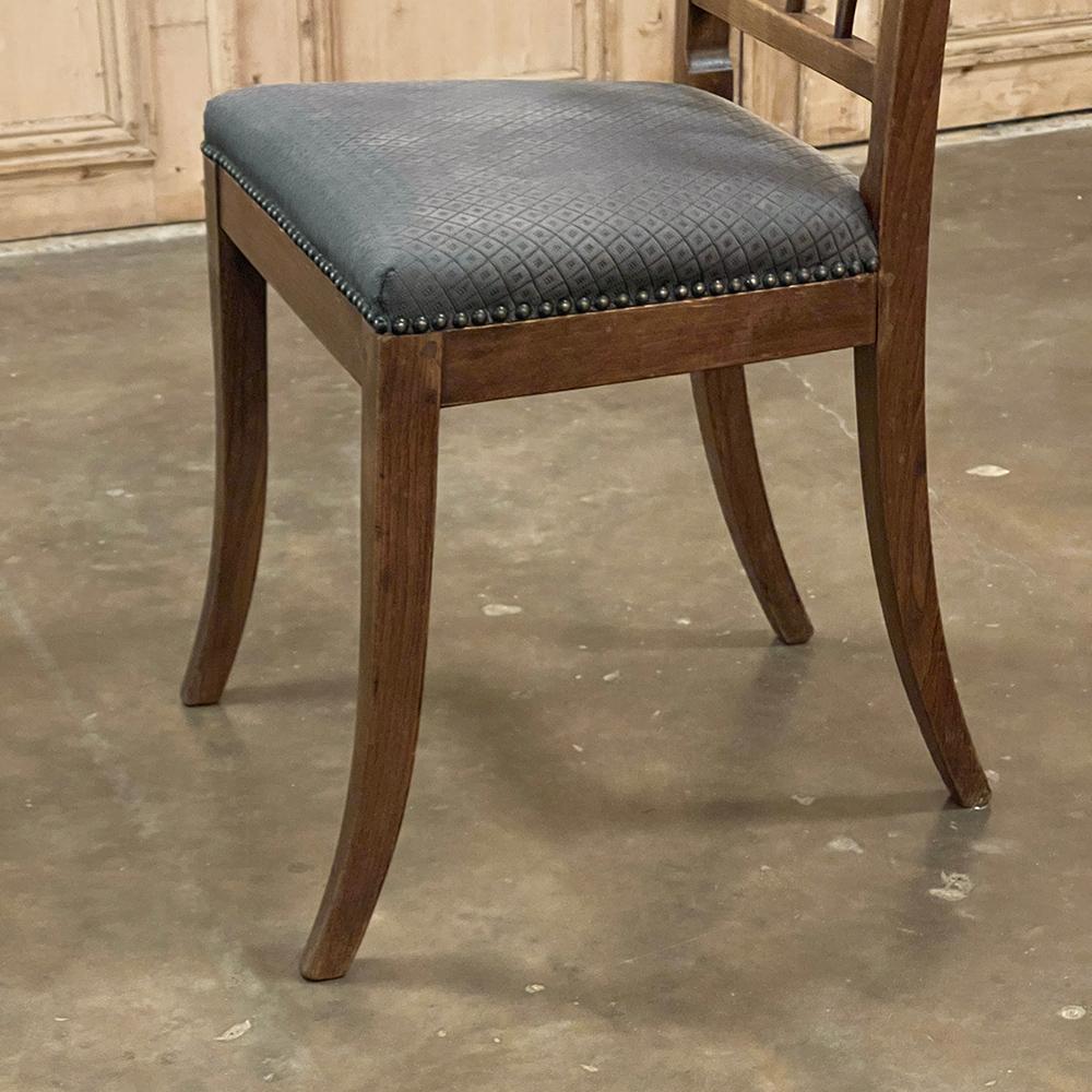 Set of Nine 18th Century French Directoire Dining Chairs en venta 7