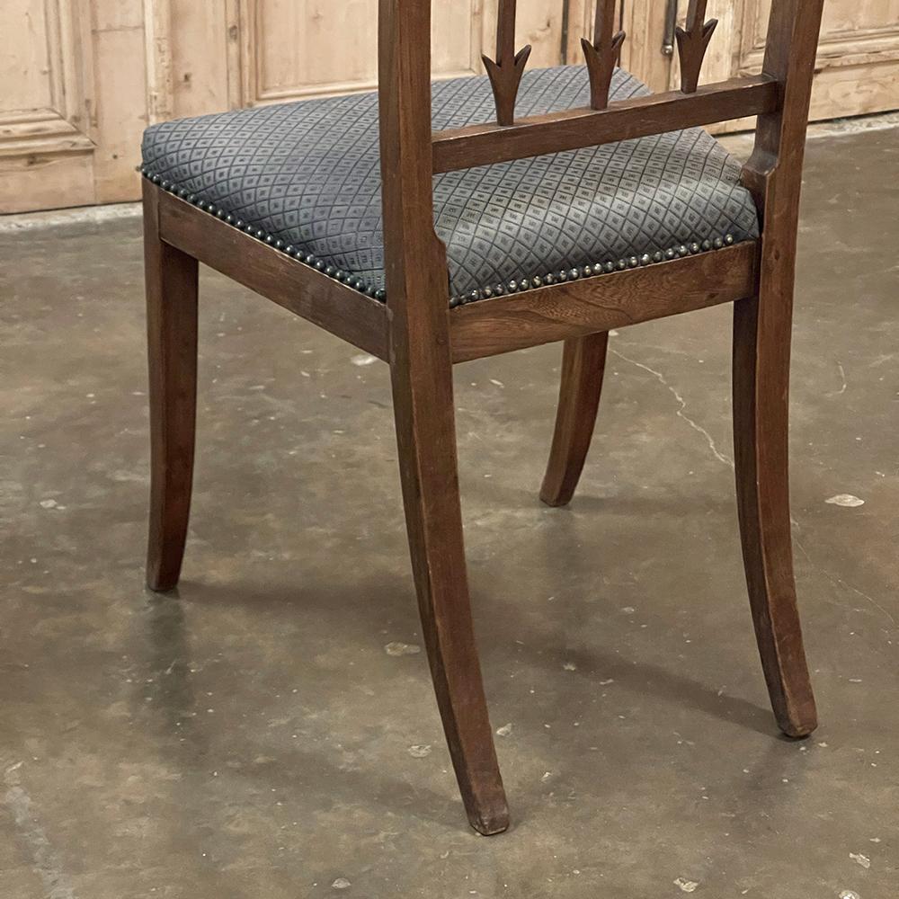 Set of Nine 18th Century French Directoire Dining Chairs en venta 10