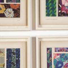 Set von neun Art-déco-Designs des 20. Jahrhunderts