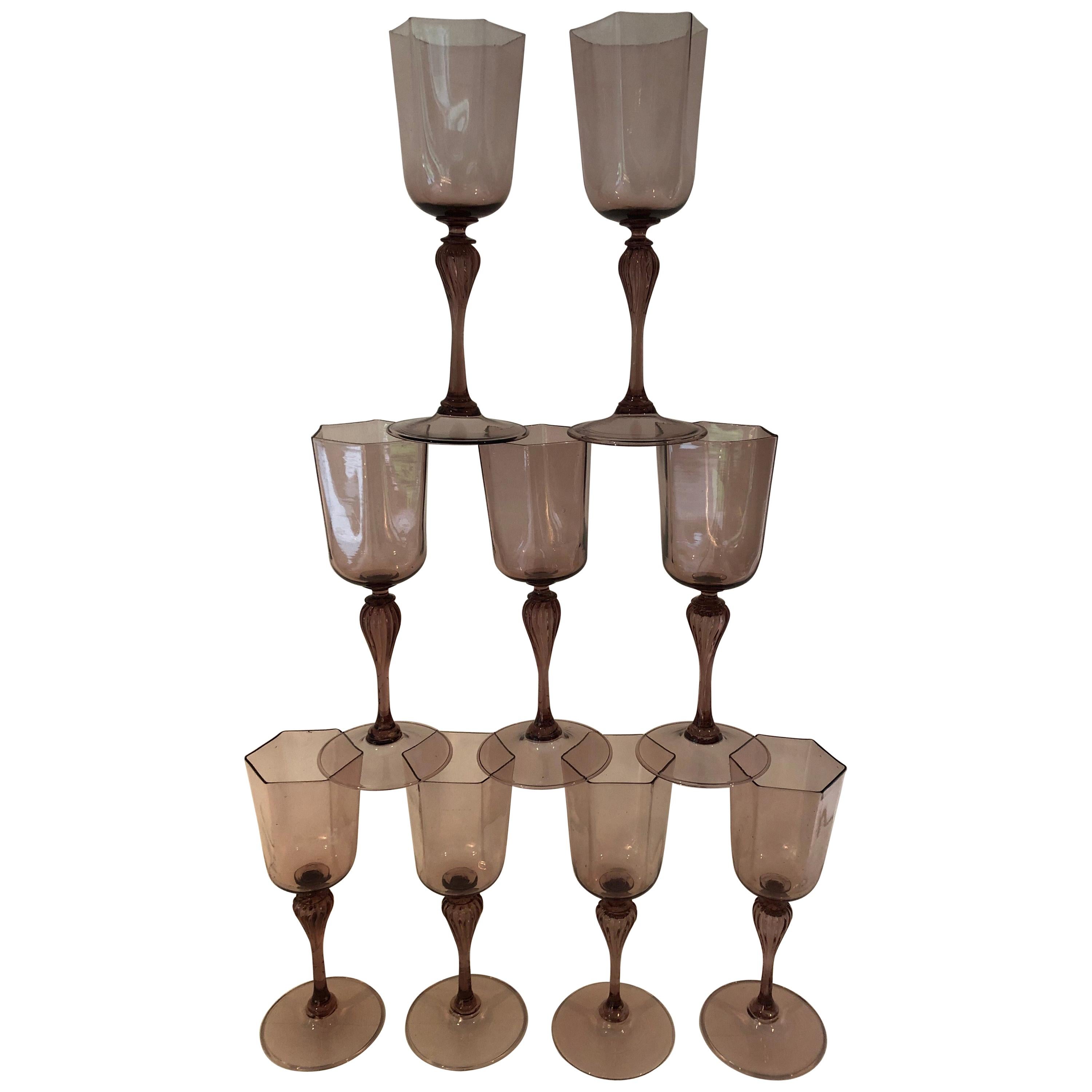 Glass Goblets For Sale at 1stdibs