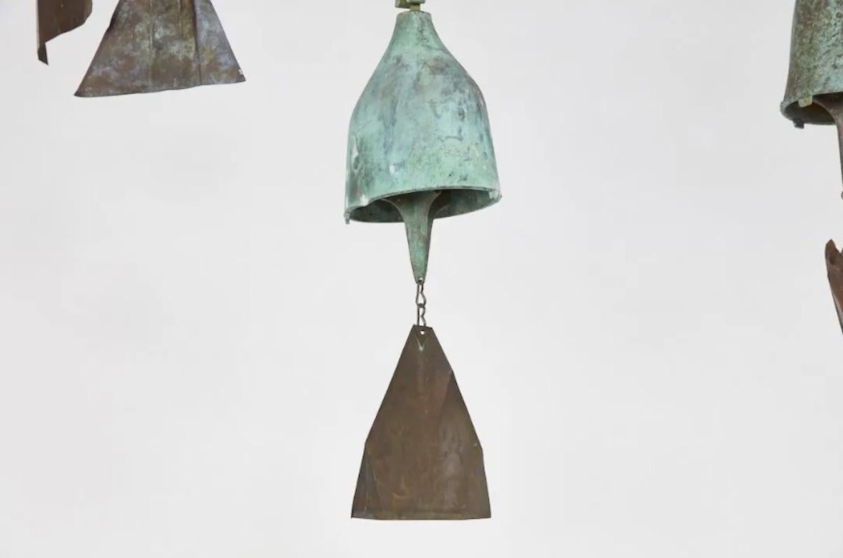 Américain Ensemble de neuf cloches de Paolo Scoleri en vente