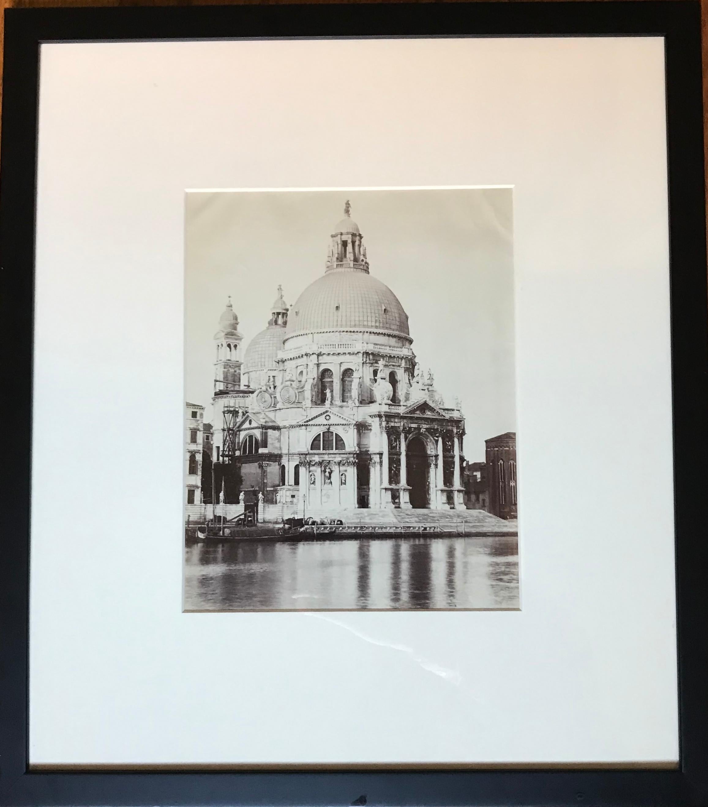 Set of Nine Black and White Early 20th Century Photographs of Venice and Rome For Sale 5