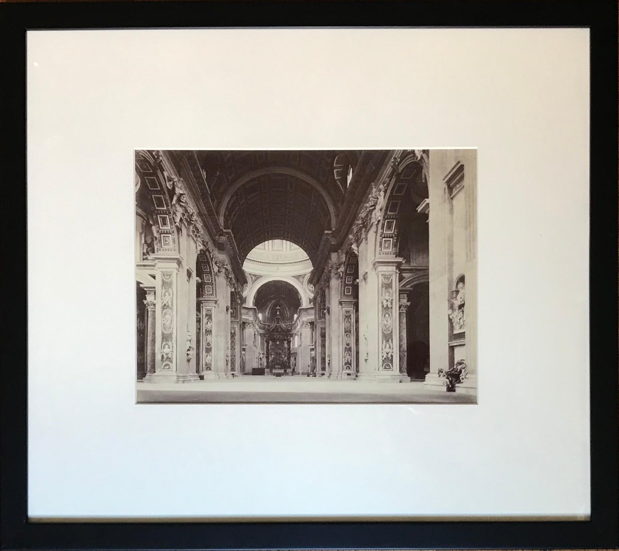 Italian Set of Nine Black and White Early 20th Century Photographs of Venice and Rome For Sale
