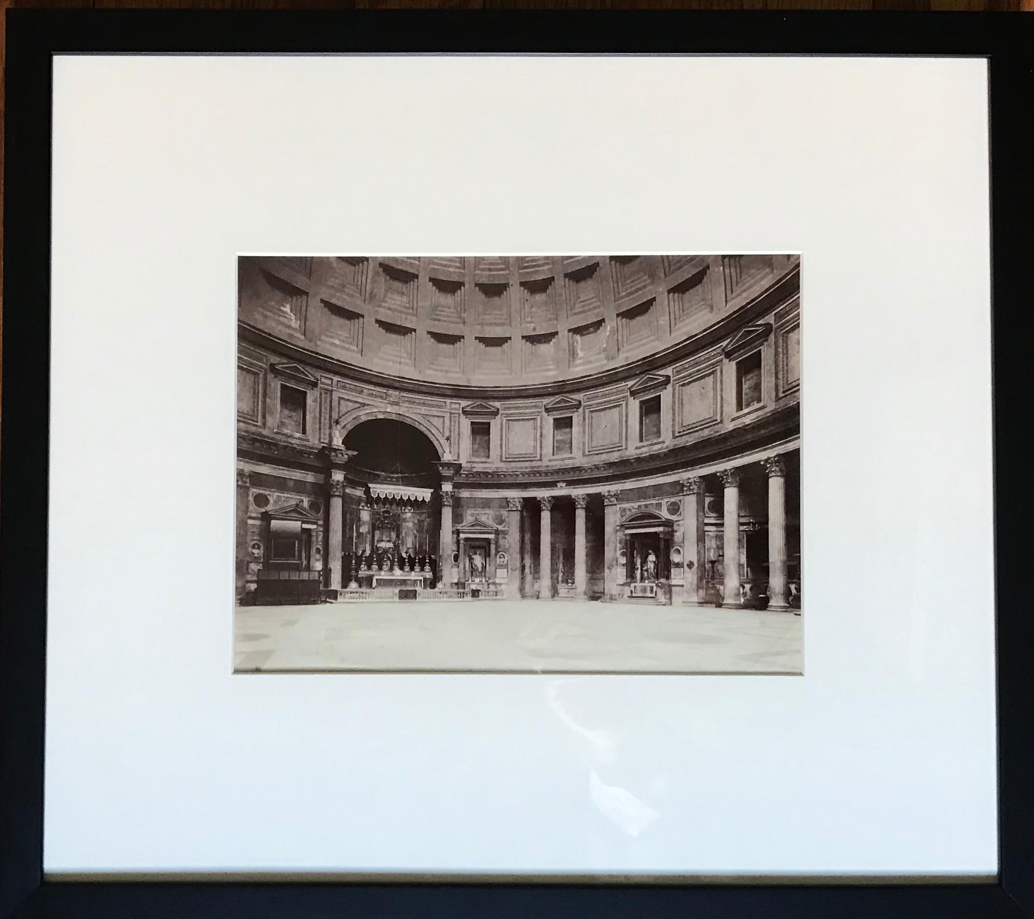 Paper Set of Nine Black and White Early 20th Century Photographs of Venice and Rome For Sale