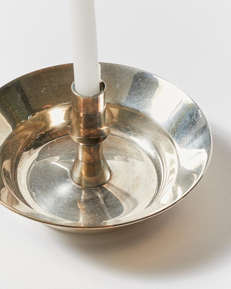 Set of Nine Candle Holders by Jens H. Quistgaard for Dansk Design For