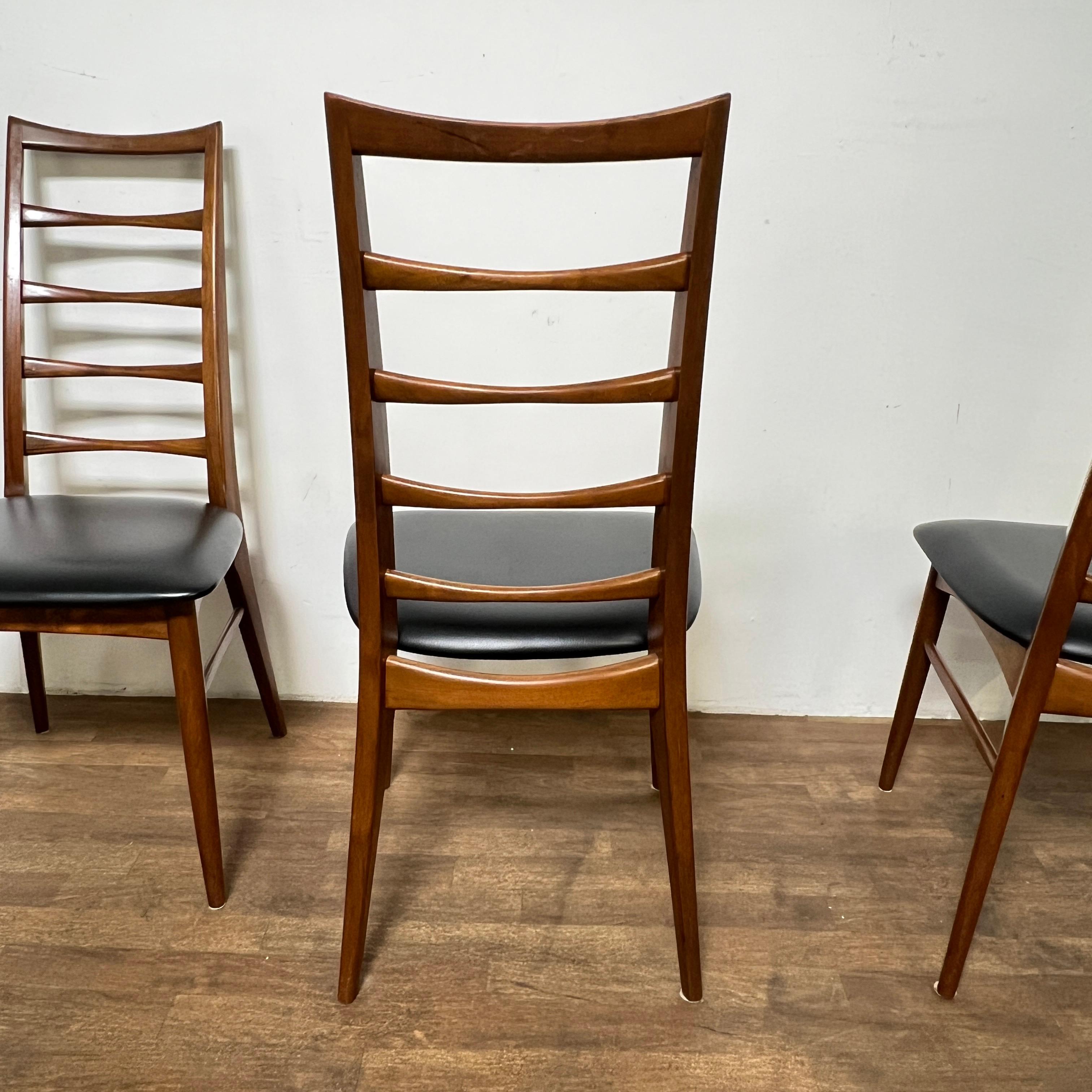 Set of Nine Danish Teak 
