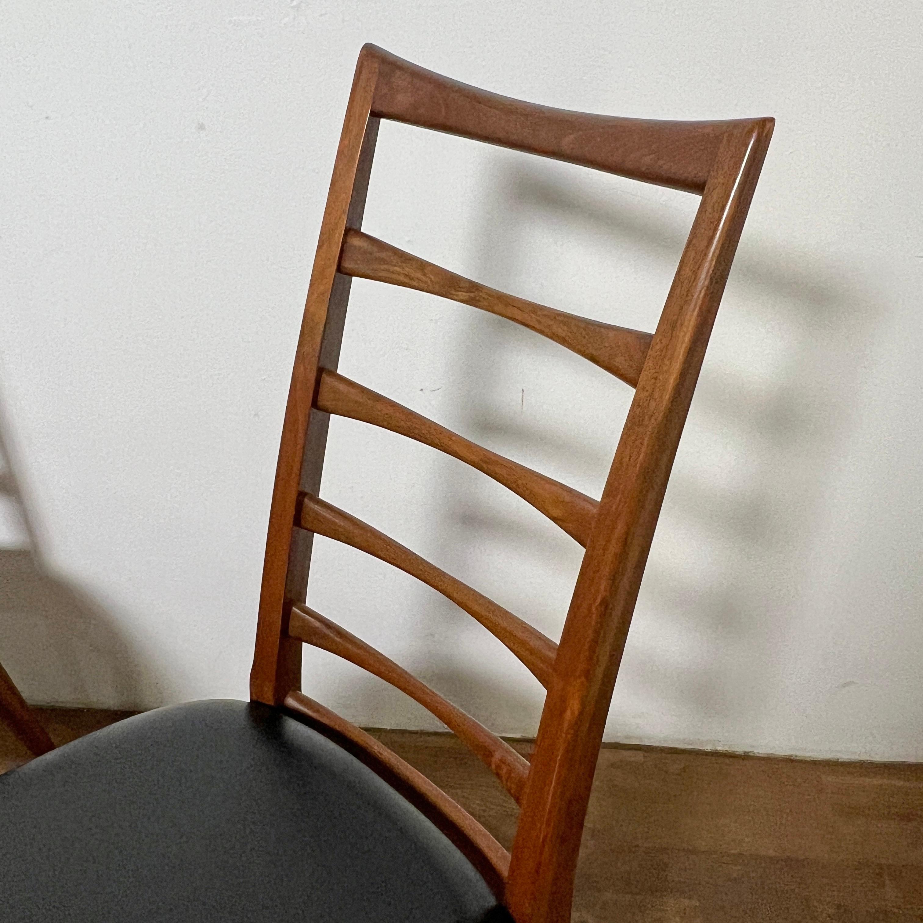 Set of Nine Danish Teak 