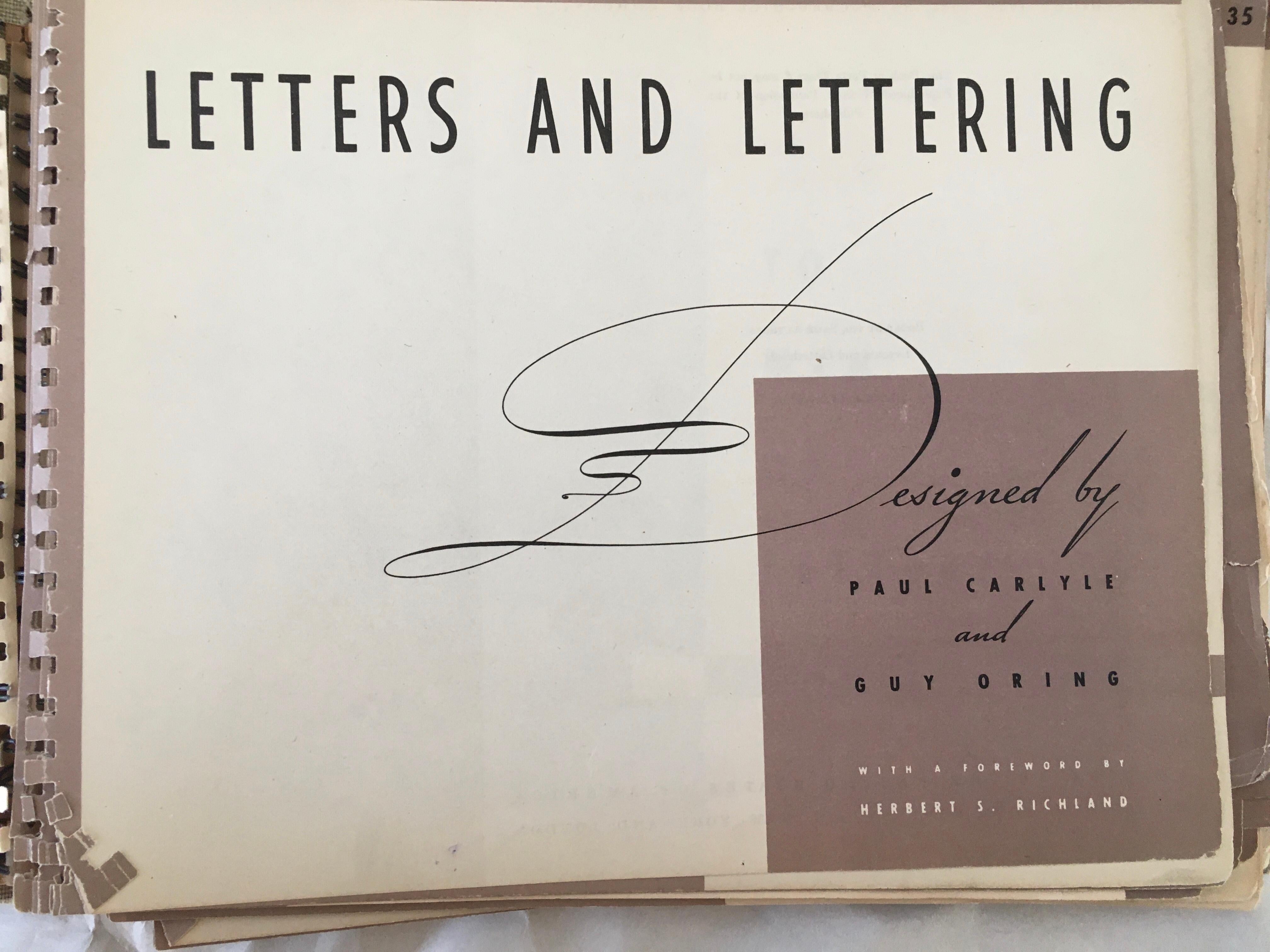 Ensemble de neuf pages de typographie américaine encadrées:: 1938 en vente 5
