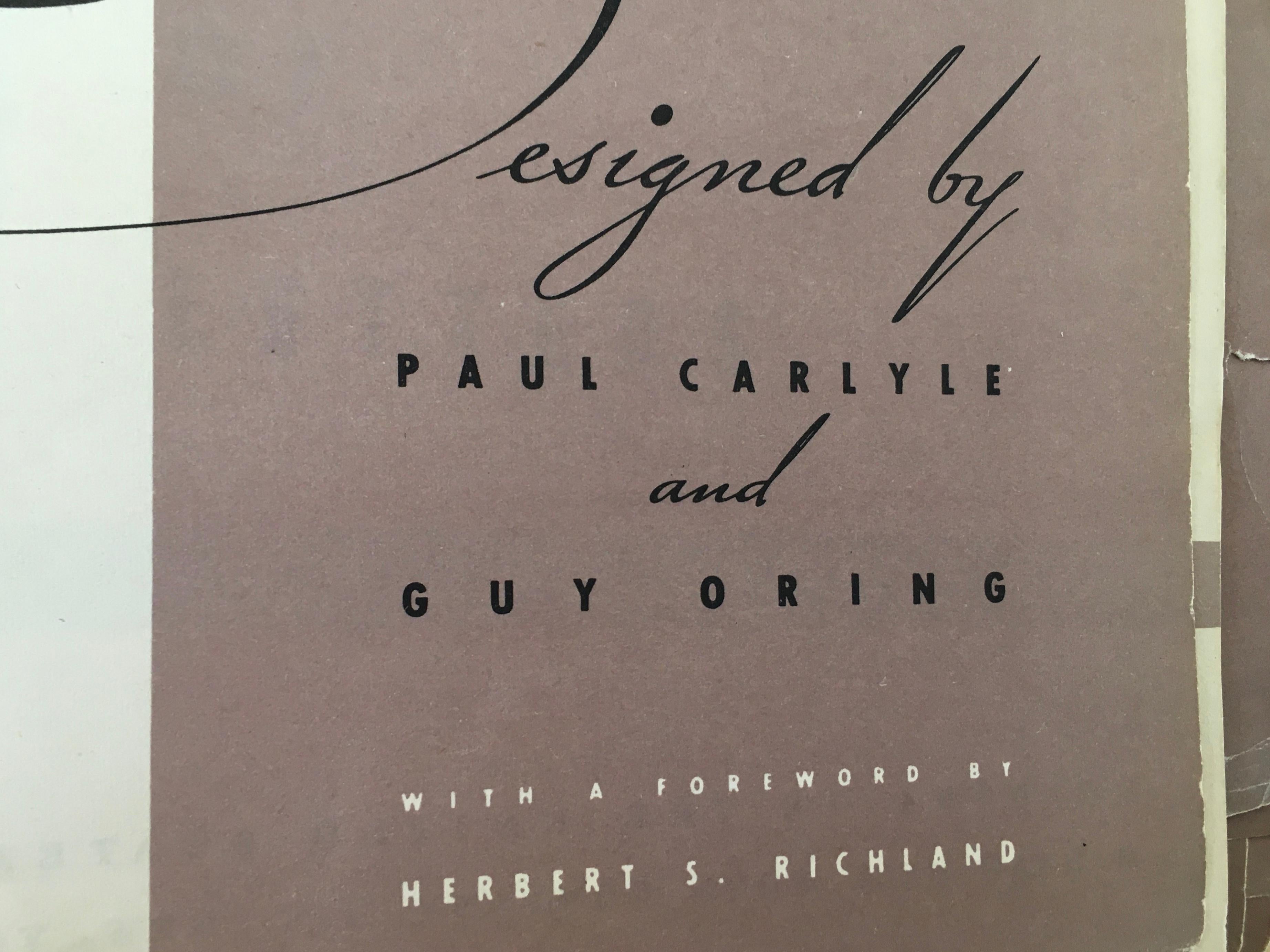 Ensemble de neuf pages de typographie américaine encadrées:: 1938 en vente 6