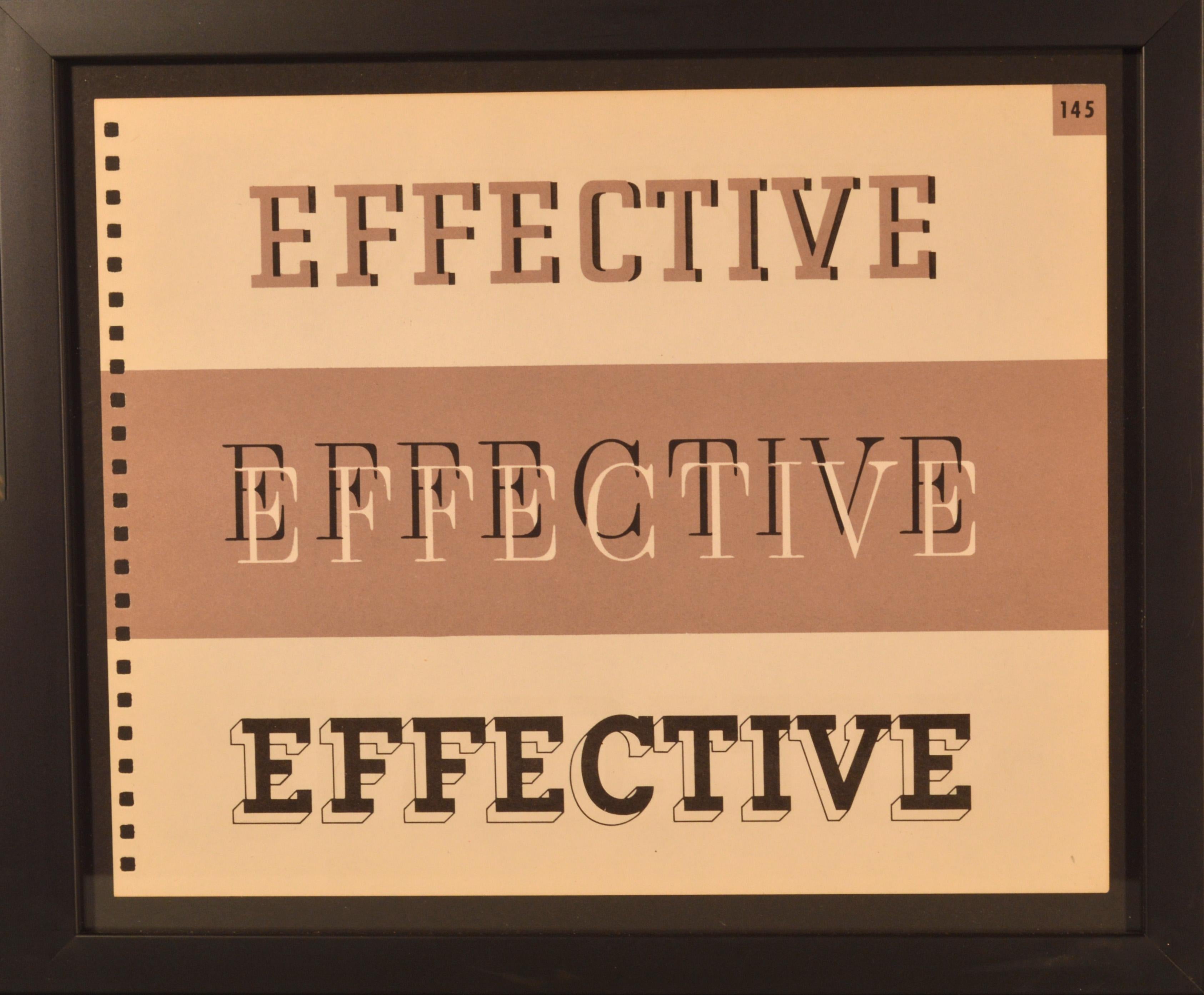 1930s Set of Nine Framed American Typography Pages For Sale 1