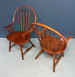 Set of Nine Hunt Country Continuous Bow Dining Chairs 2 Armchairs & 7 Side Chair