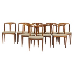 Set of Nine "Juliane" Dining Chairs in Rosewood by Johannes Andersen