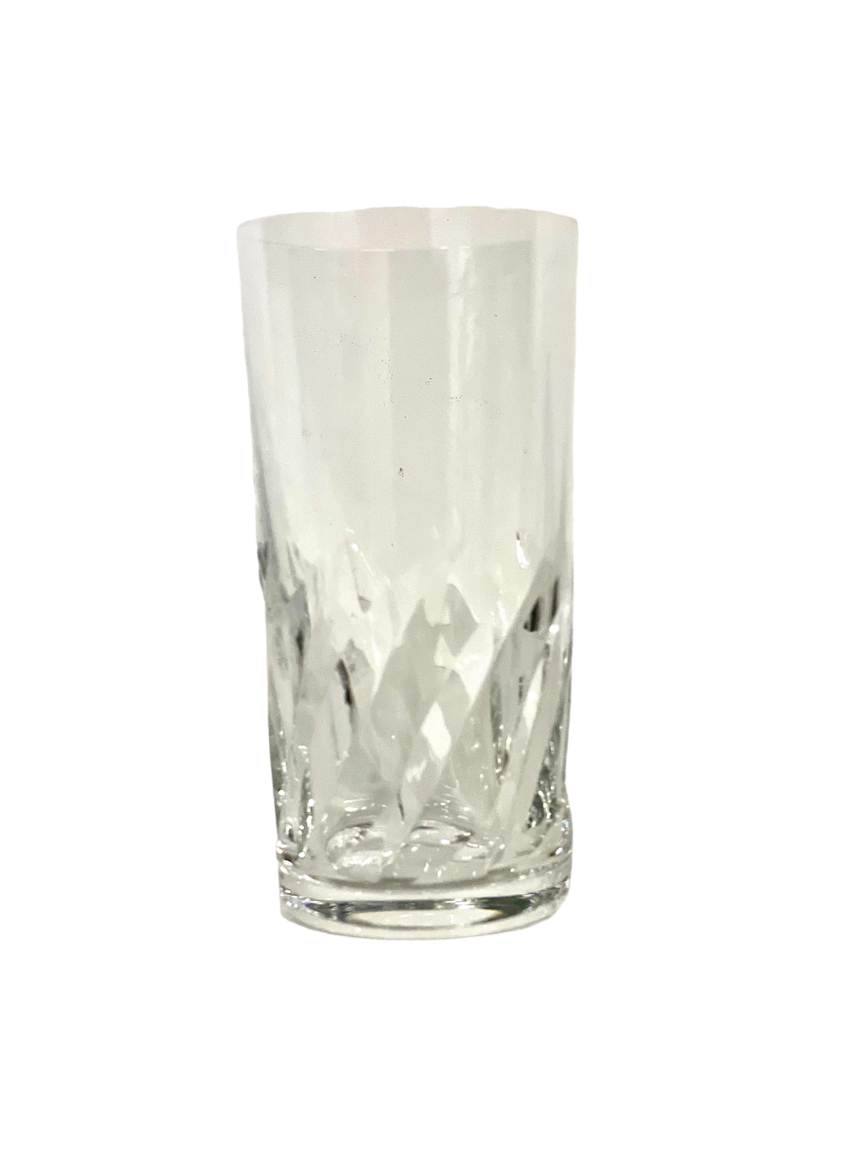 Ensemble de neuf verres hauts de gamme Saint Louis Crystal Mismatched en vente 4