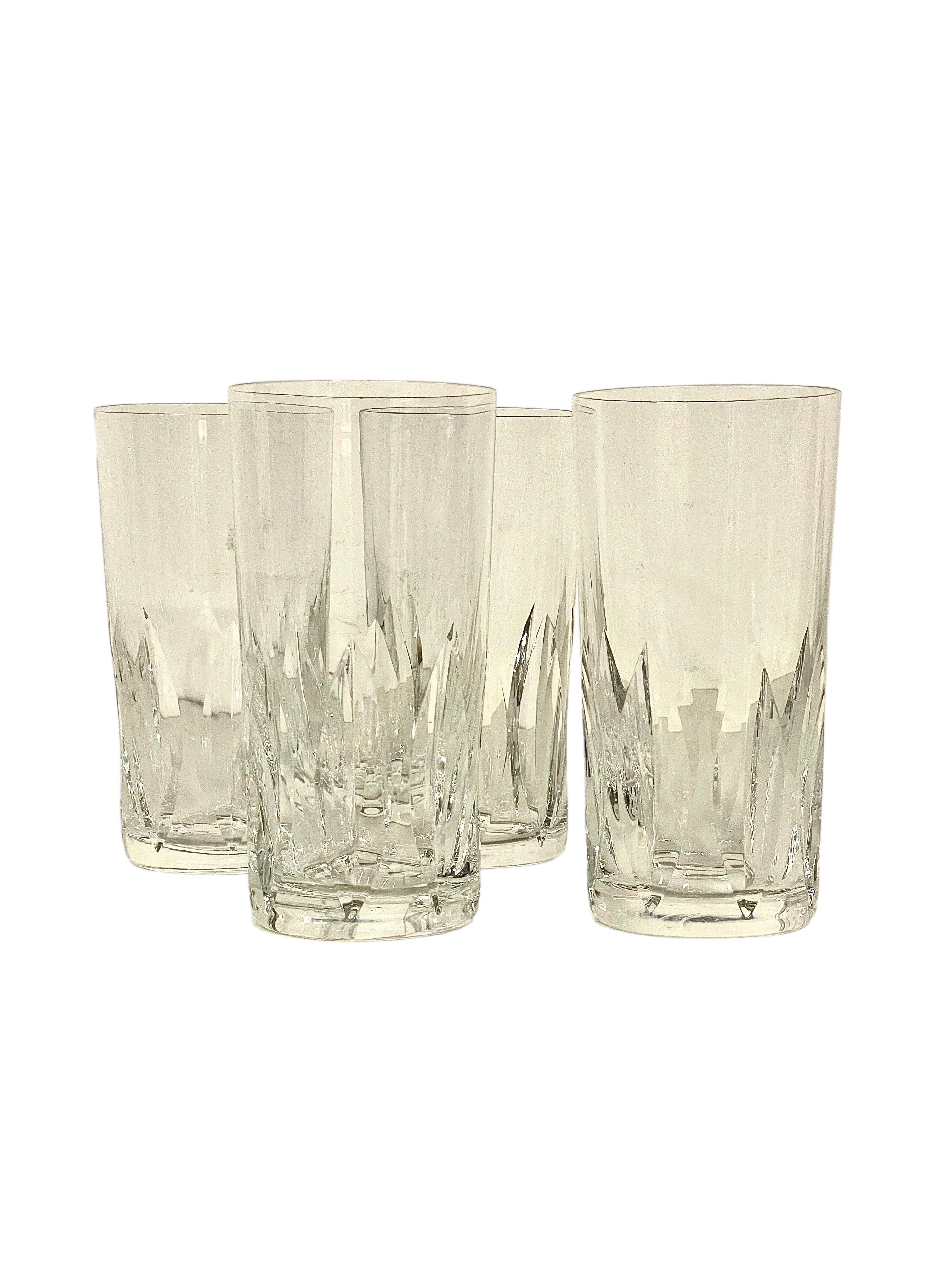 Ensemble de neuf verres hauts de gamme Saint Louis Crystal Mismatched en vente 5