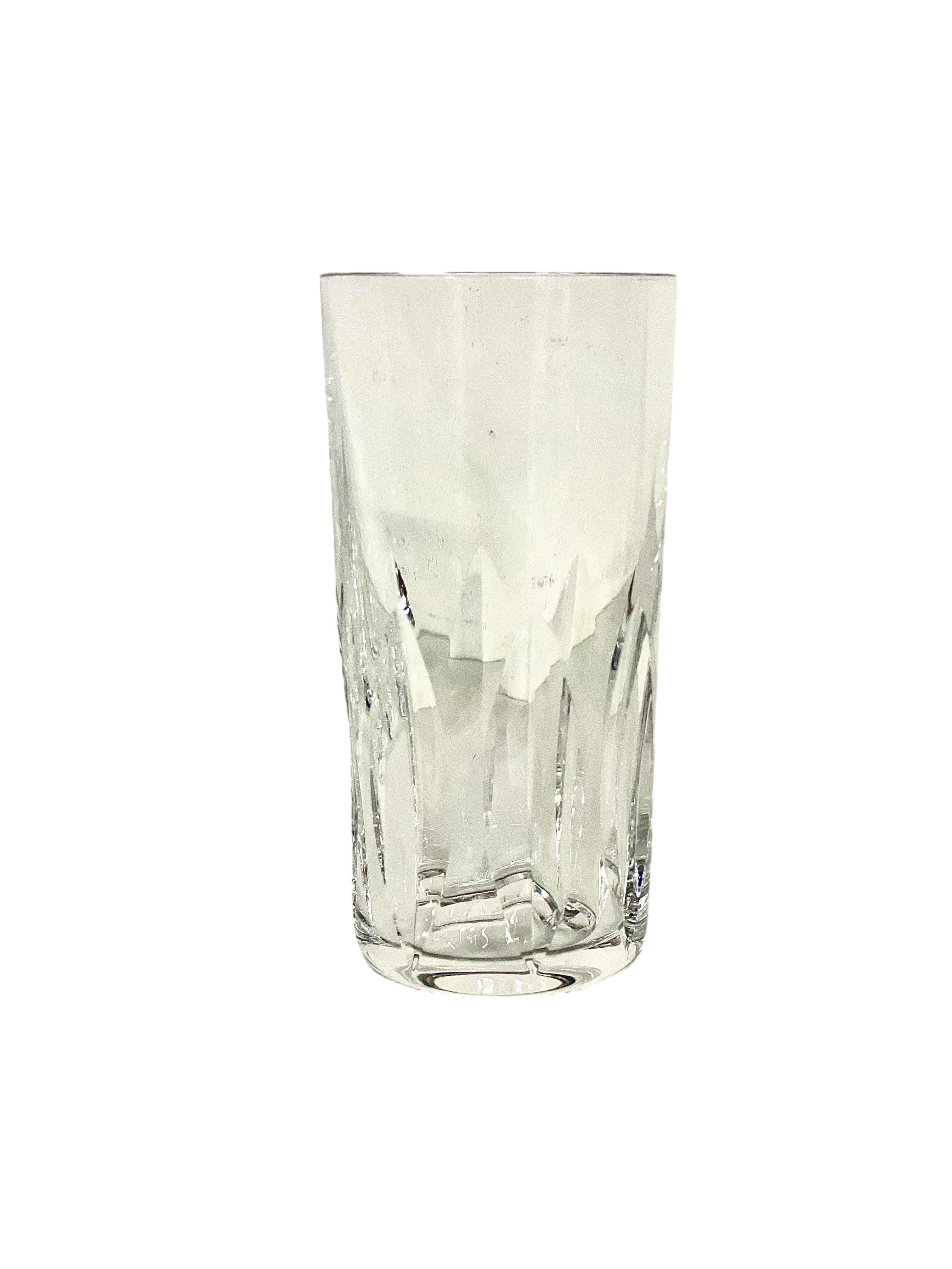 Cristal Ensemble de neuf verres hauts de gamme Saint Louis Crystal Mismatched en vente