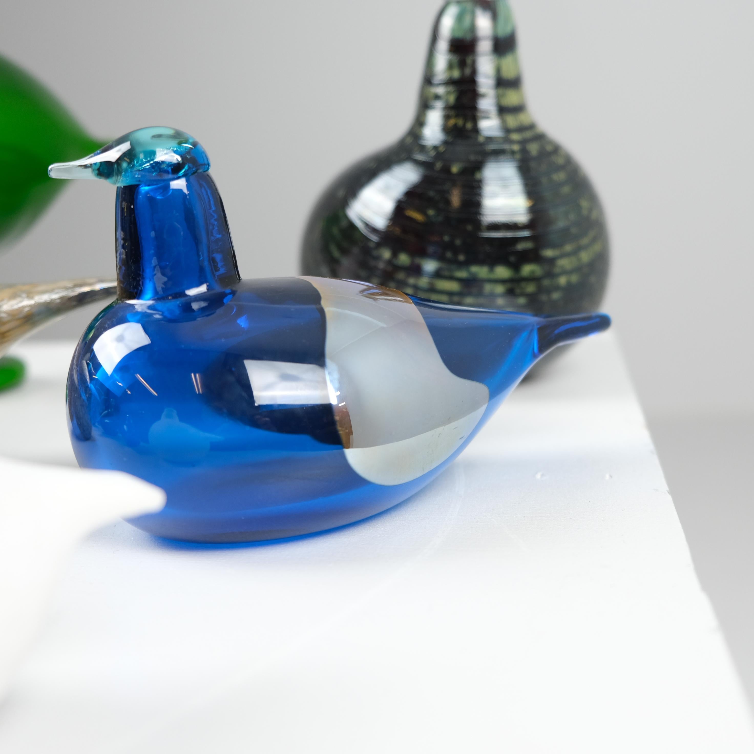 Neuner-Set Oiva Toikka Vögel, Grüner Ibis, Schwan, Regenpfeifer, Iittala & Nuutajärvi im Angebot 3