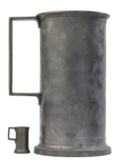 Set of Nine Pewter Mug or Tankard Measures