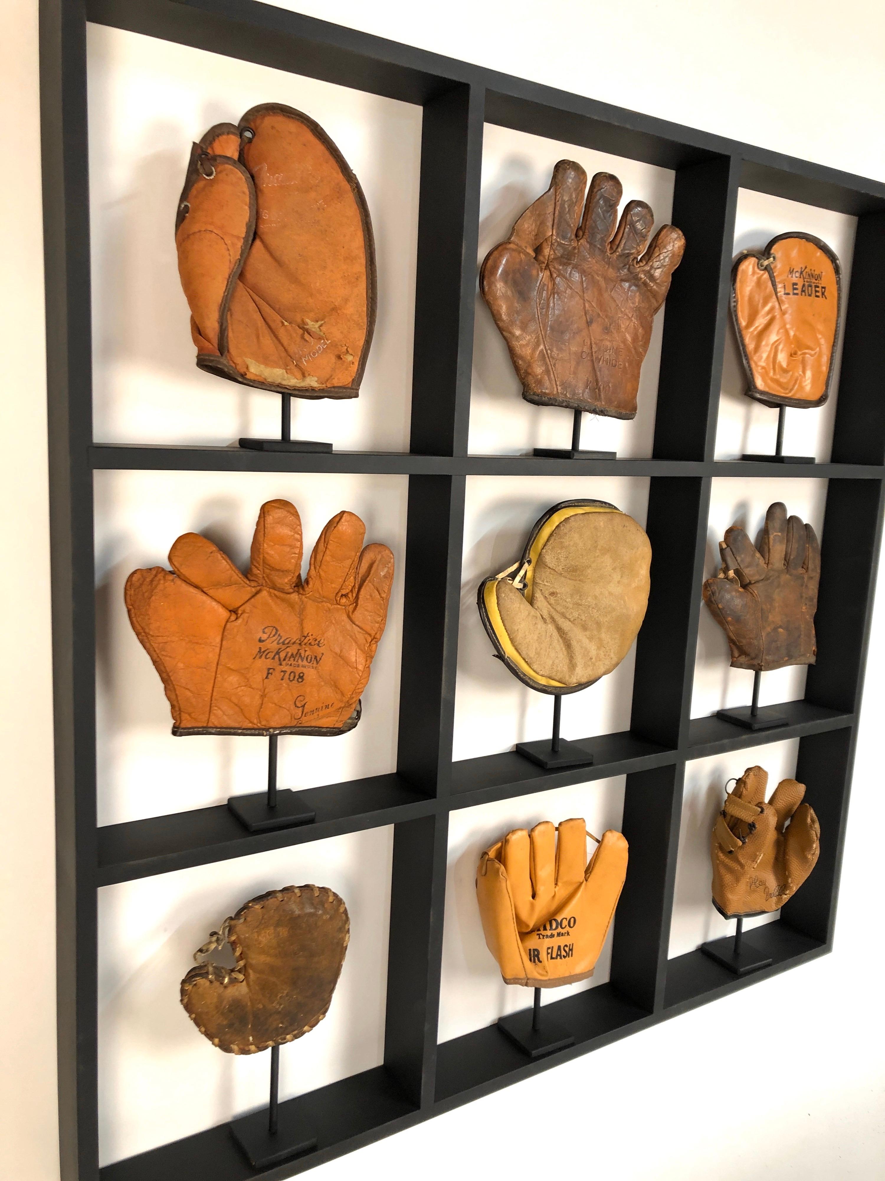 baseball glove shadow box