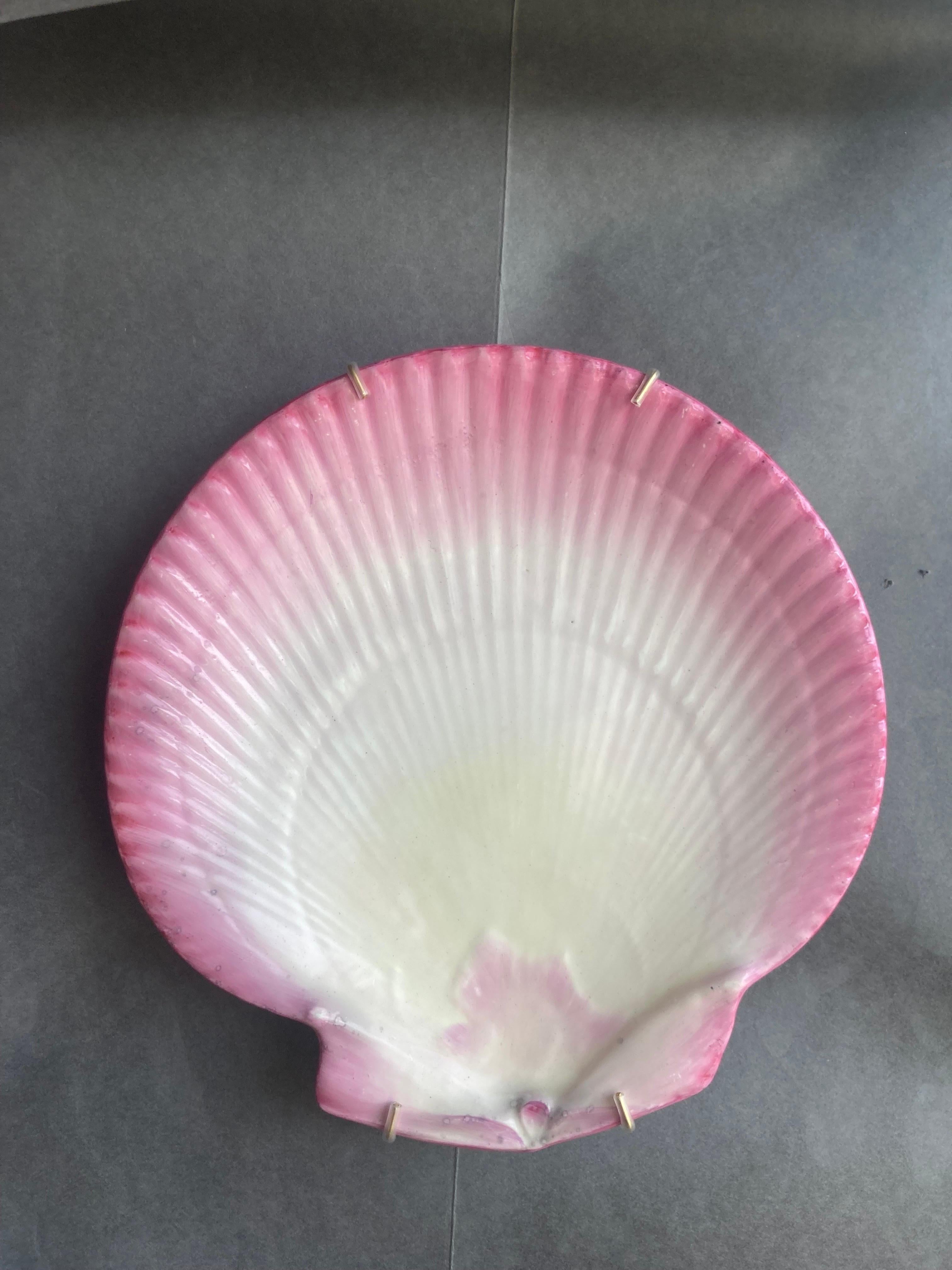 Porcelain Set of Nine Wedgwood Nautilus Pearlware Plates For Sale