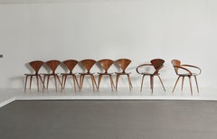 Set of Norman Cherner Dining Chairs, USA, 1960s