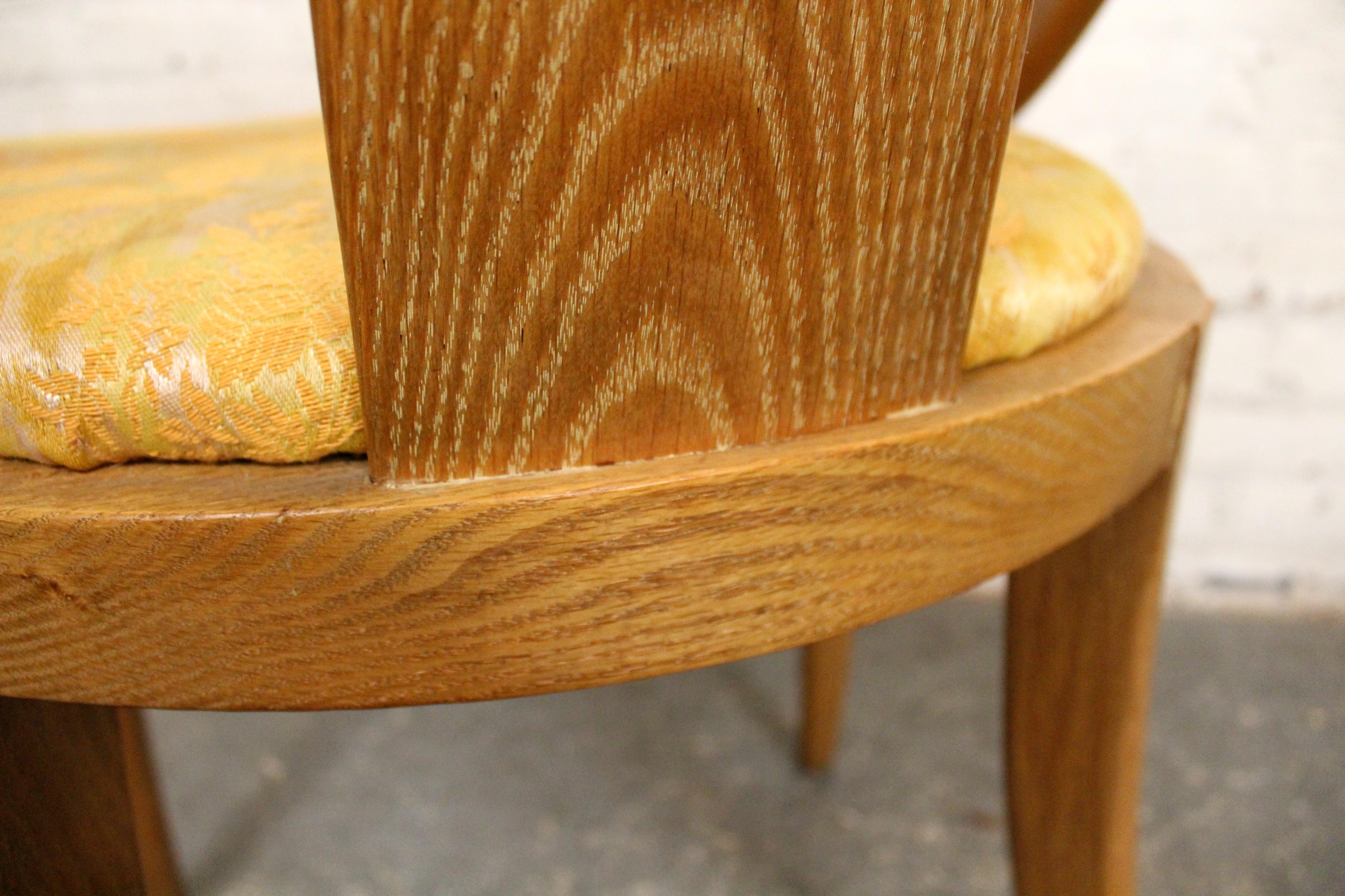 Conjunto de sillas de roble de Jack Van der Molen para Jamestown Lounge Co. en venta 10