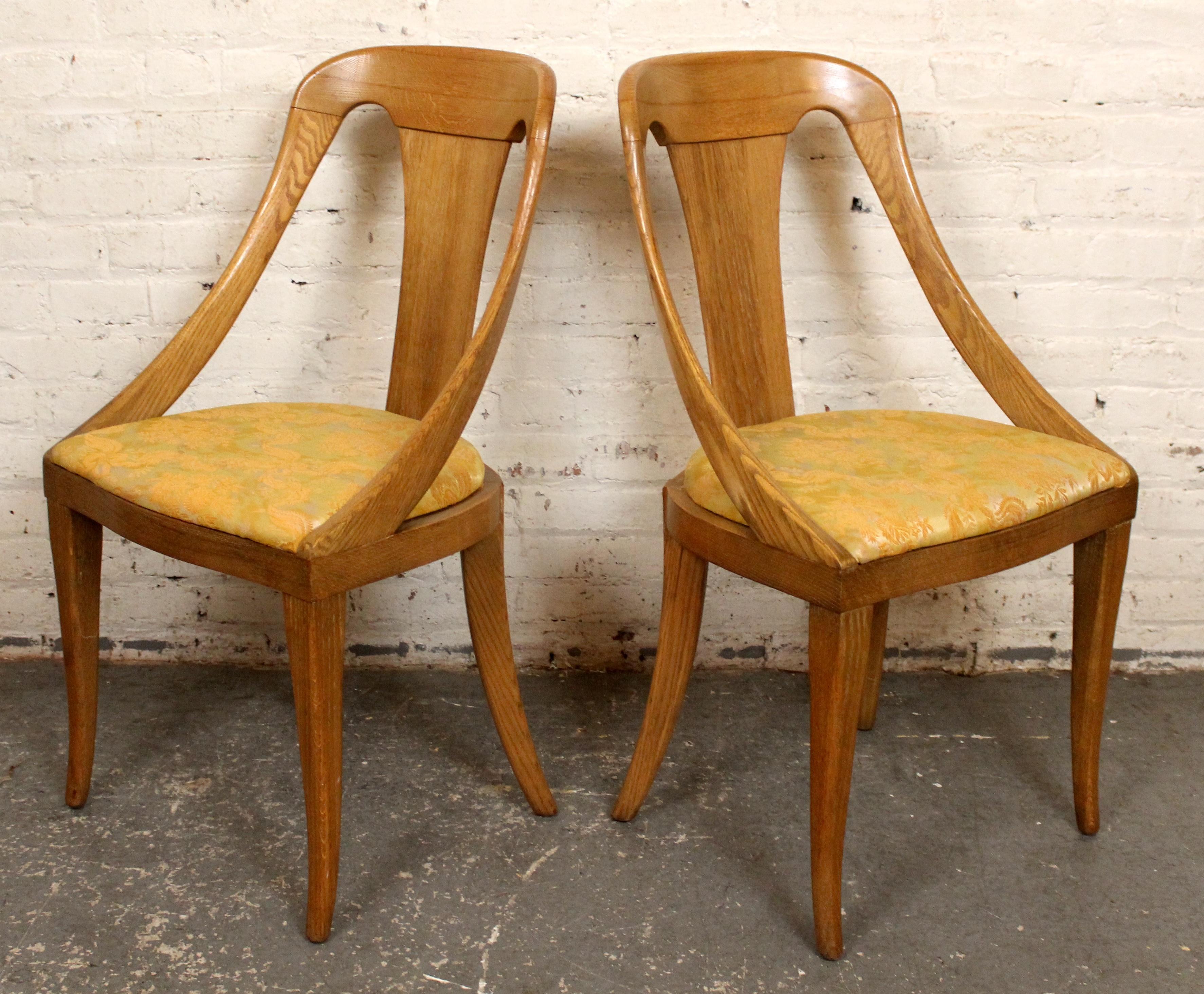 Conjunto de sillas de roble de Jack Van der Molen para Jamestown Lounge Co. en Bueno estado para la venta en Brooklyn, NY