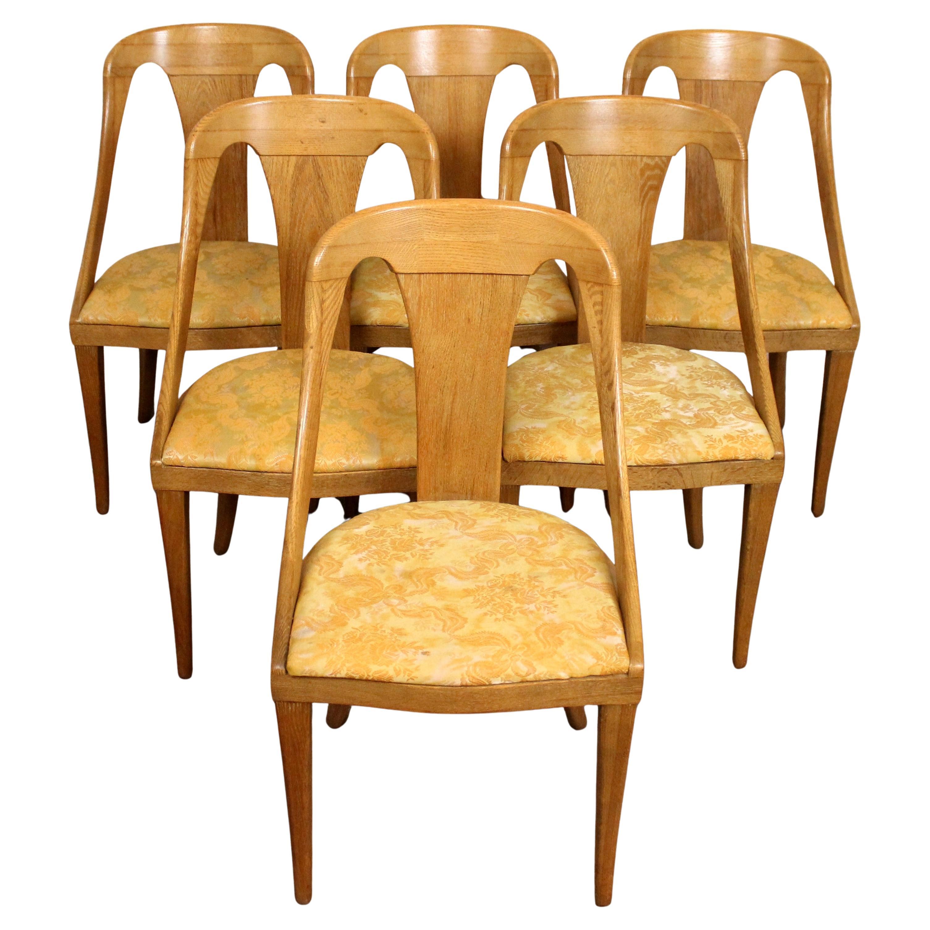 Conjunto de sillas de roble de Jack Van der Molen para Jamestown Lounge Co. en venta