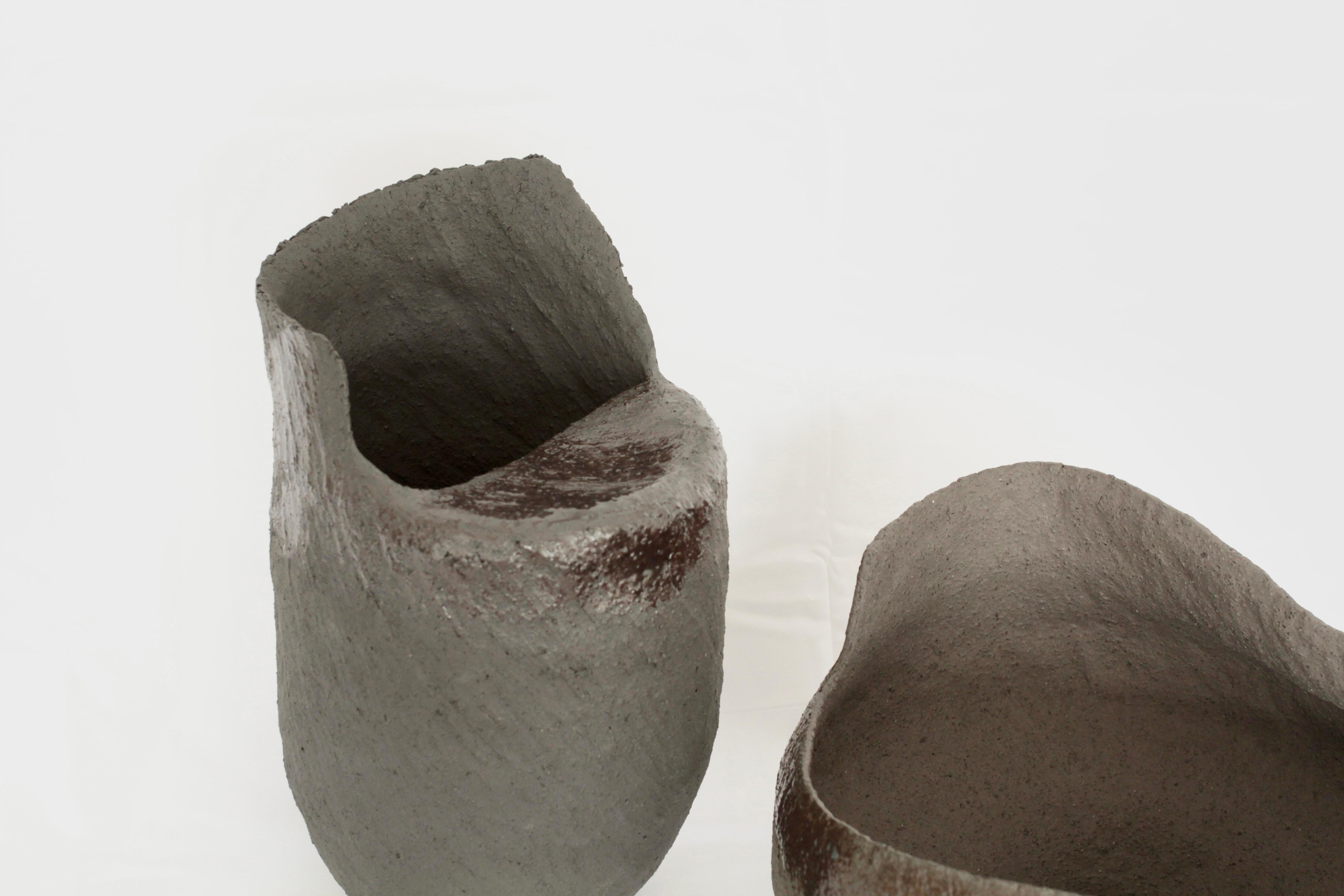 Set of October's Vases 01 and 02 by Cécile Ducommun 3