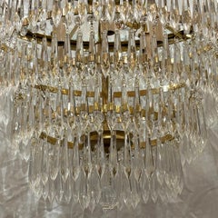 Set of of Neoclassic Crystal Light Fixtures. Sold Individually.