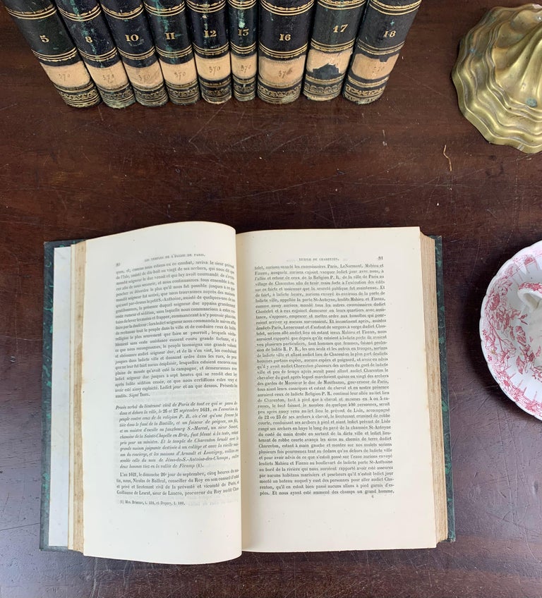 Set of Old Bound Books, 19th Century For Sale at 1stDibs