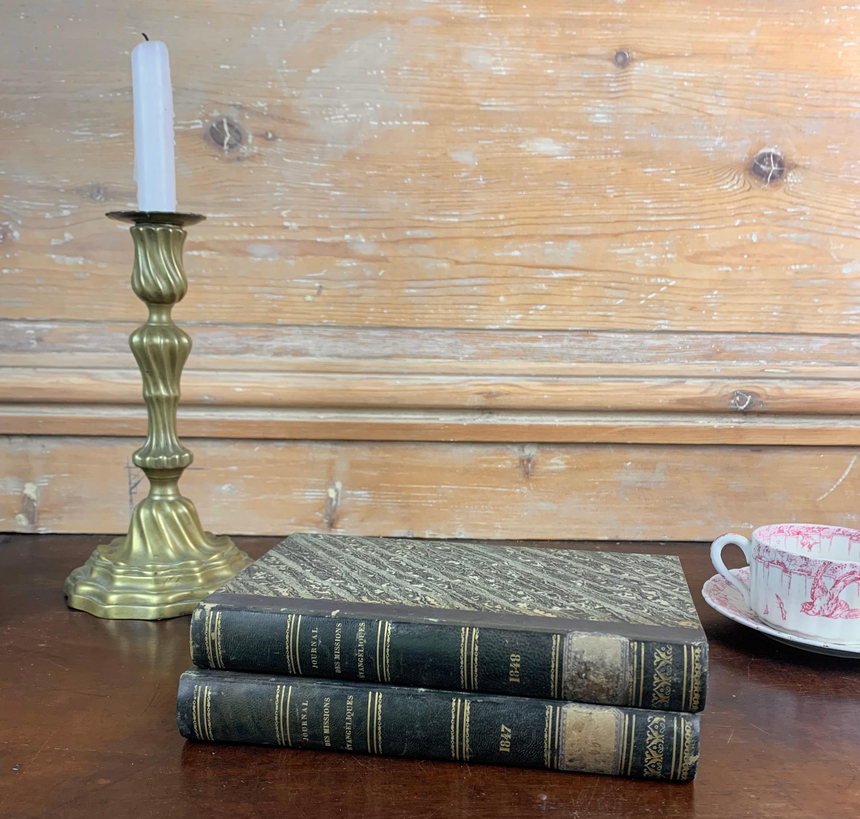Set of Old Bound Books from 19th Century at 1stDibs