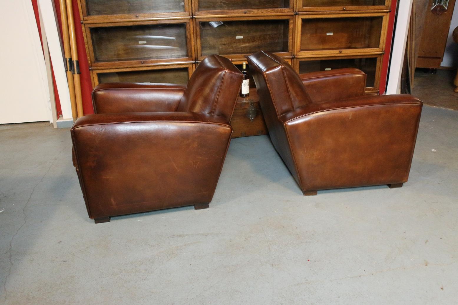 Set of Old Club Chairs 3