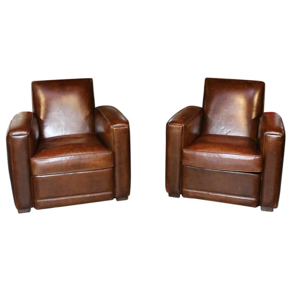 Set of Old Club Chairs