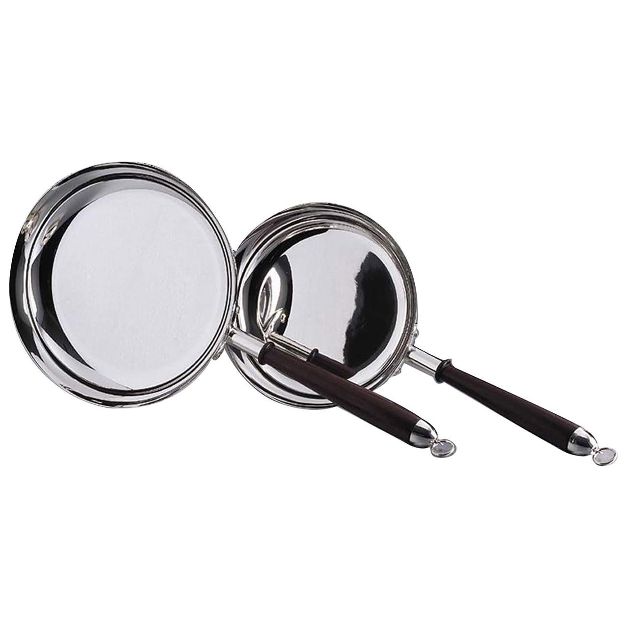 Set of One Large and One Medium Cooking Skillets