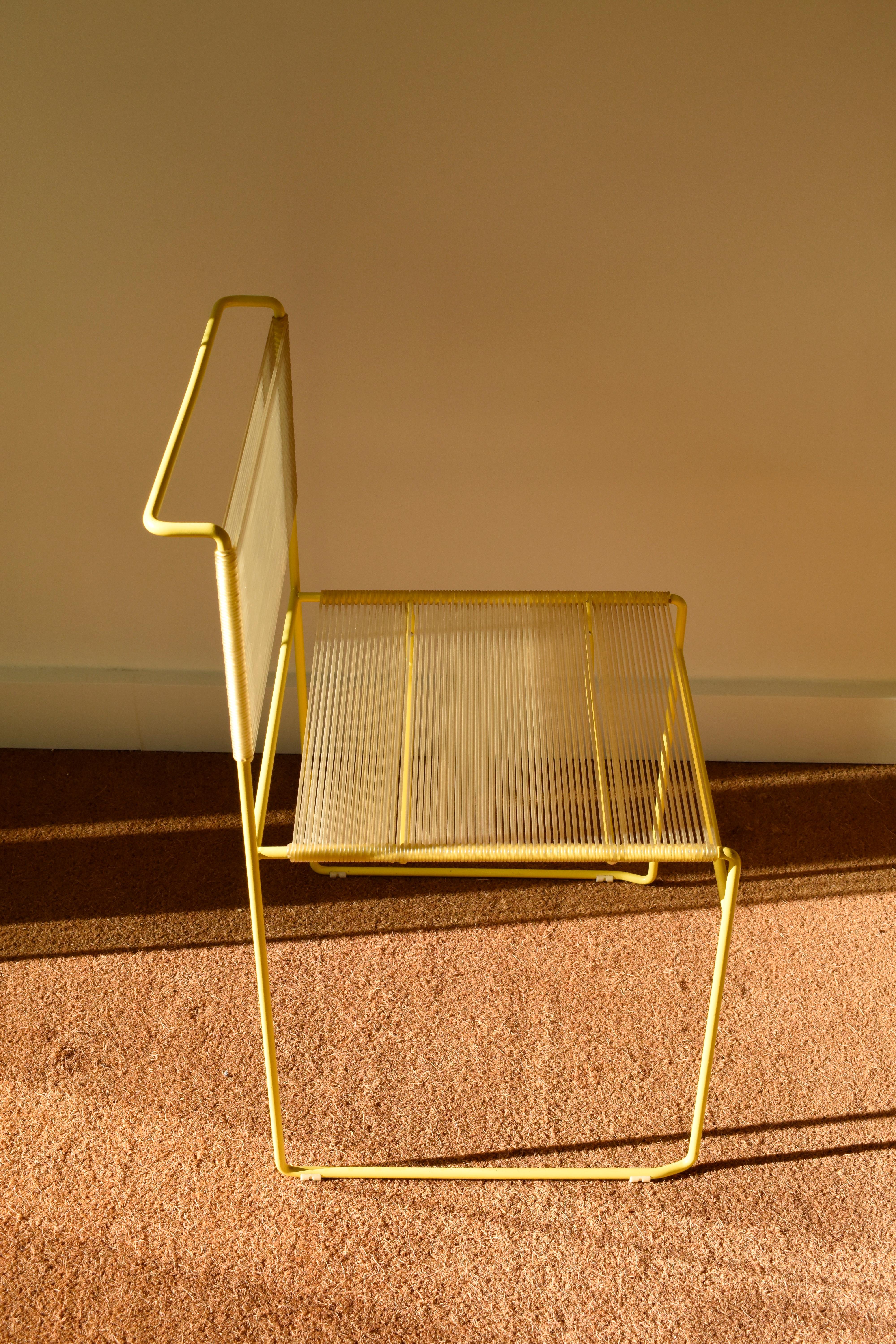 Set of one table and four chairs designed by Giandomenico Belotti for Fly Line For Sale 4