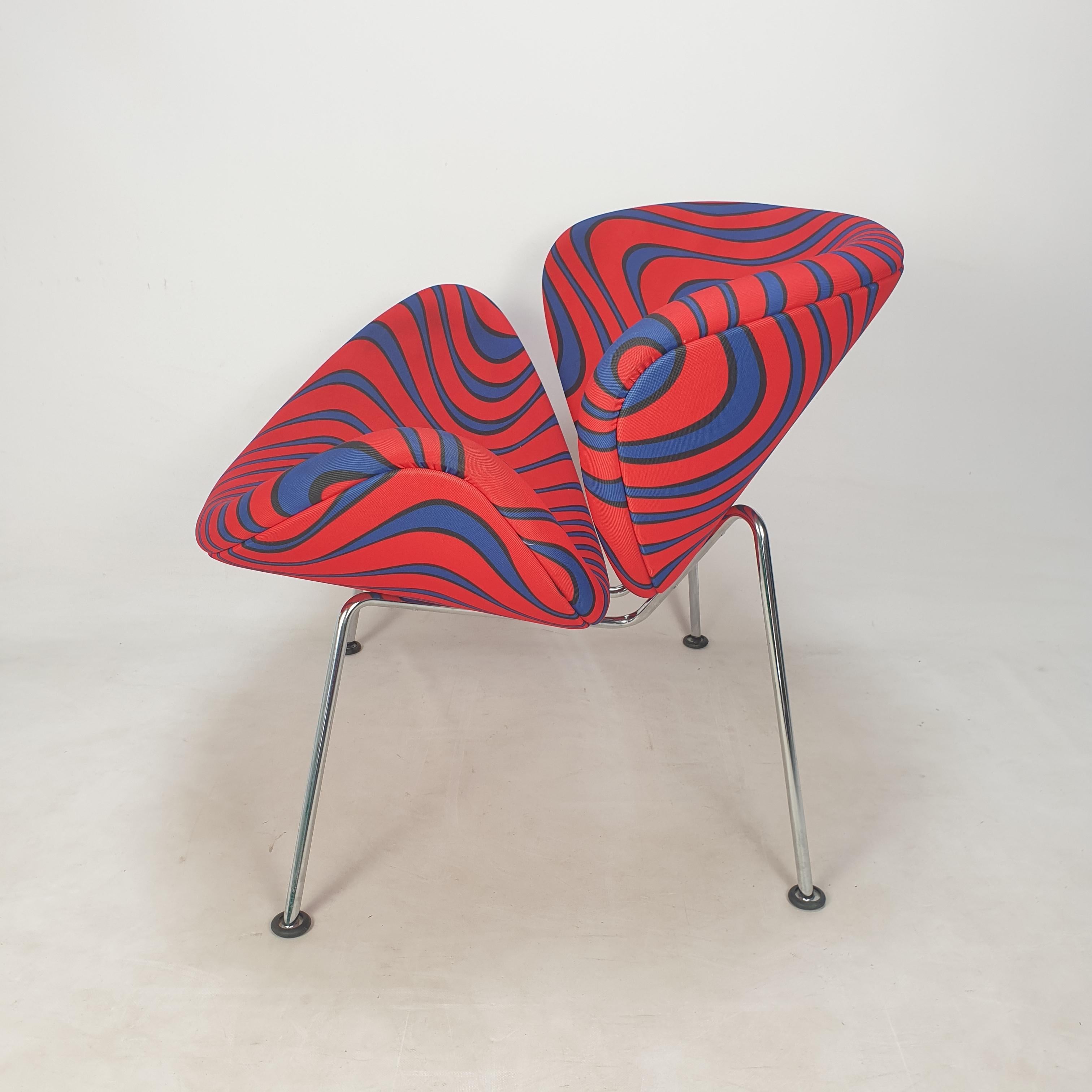 Set of Orange Slice Chairs by Pierre Paulin for Artifort, 1980s For Sale 6