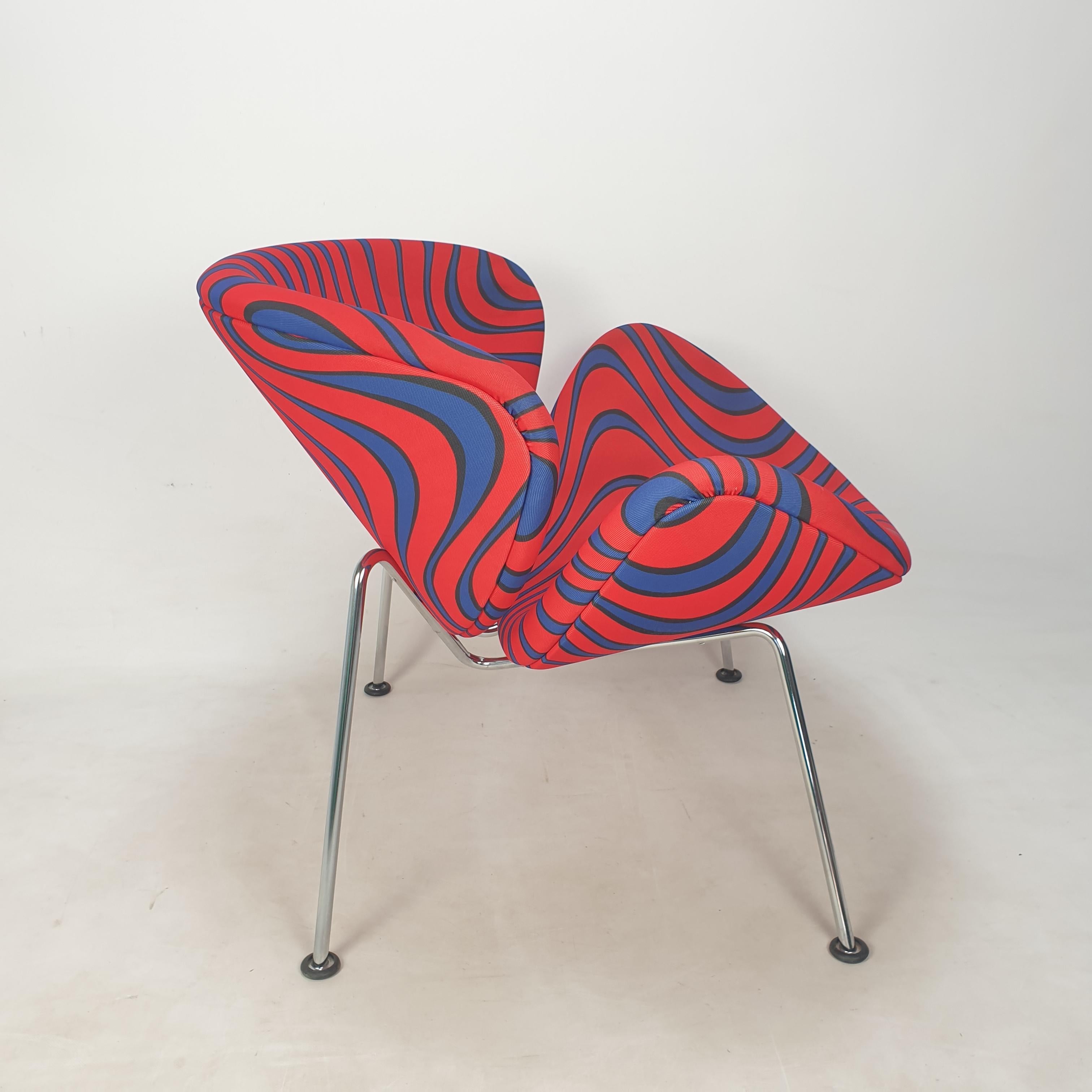 Set of Orange Slice Chairs by Pierre Paulin for Artifort, 1980s For Sale 7