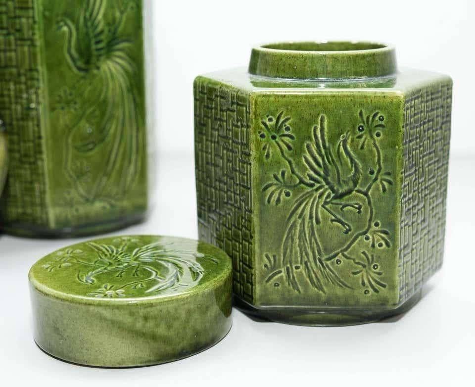Ensemble de vases en céramique orientale, vers 1960 en vente 5