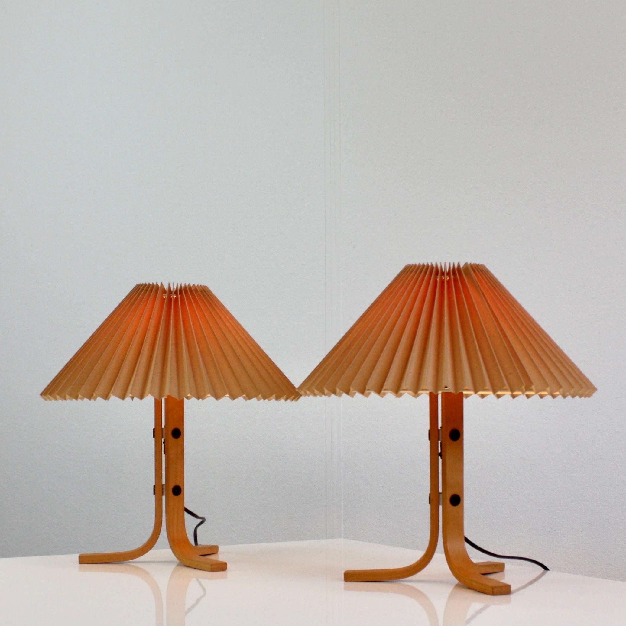Danish Set of Original Caprani Desk Lamps, 1970s, Denmark