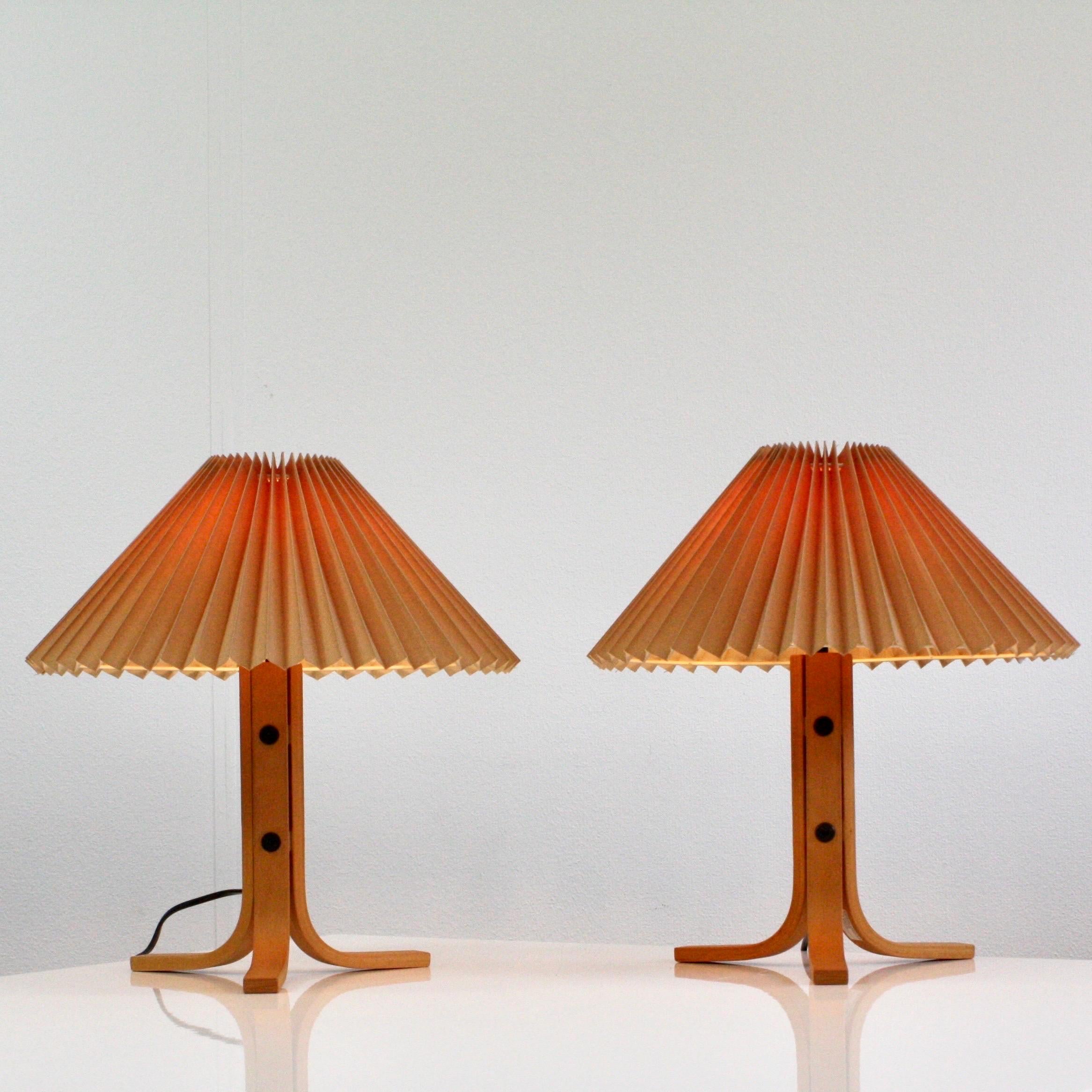 Late 20th Century Set of Original Caprani Desk Lamps, 1970s, Denmark