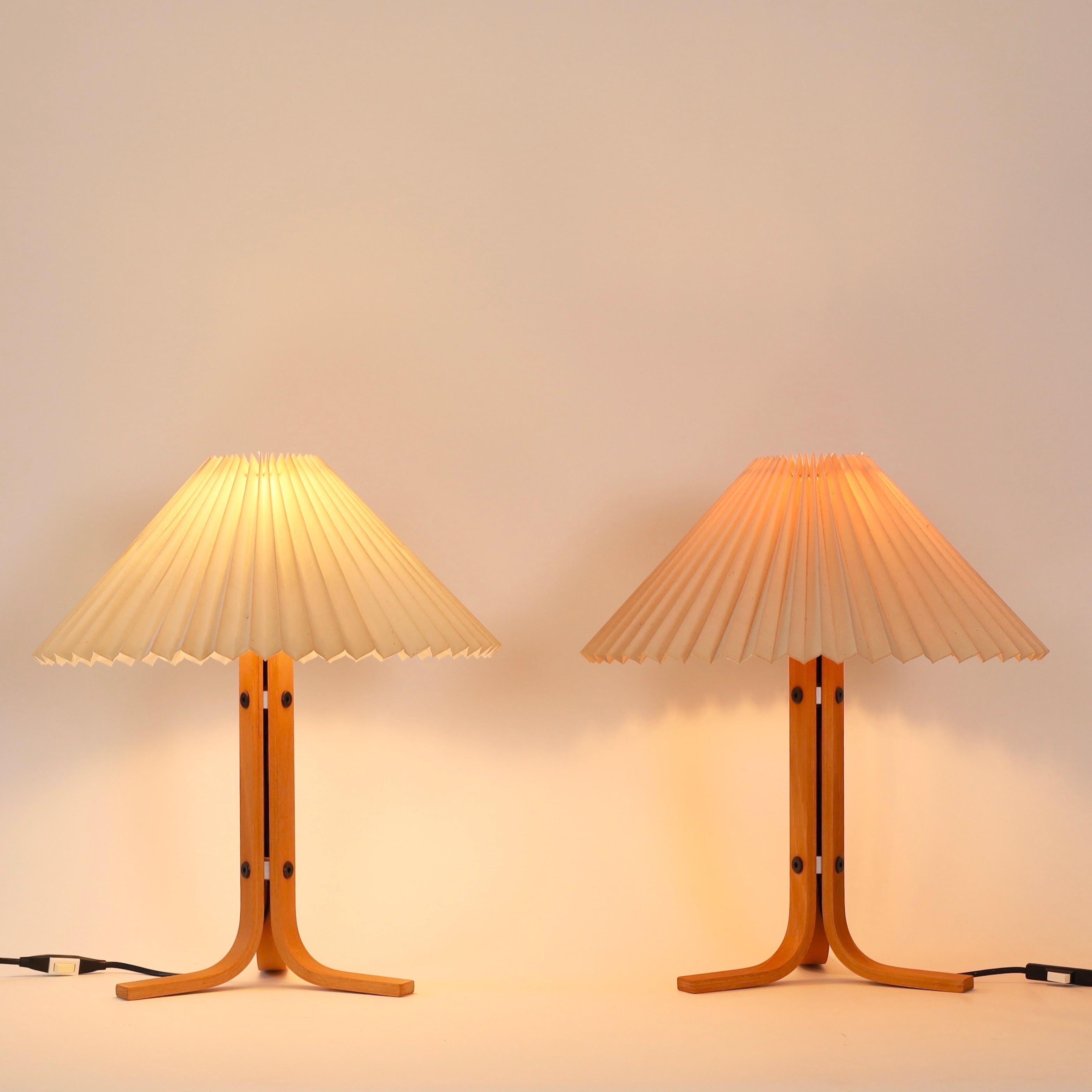 Set of Original Danish Caprani Tripod Desk Lamps, 1970s, Denmark 2