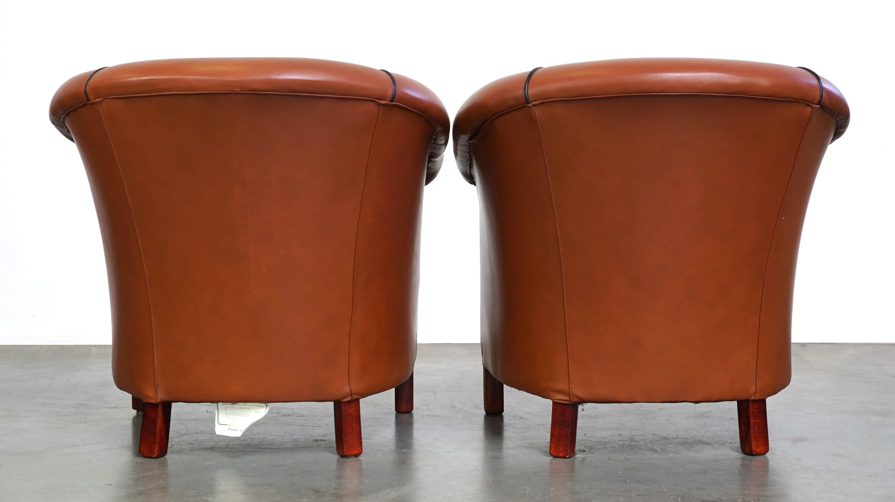 Anglais Ensemble de fauteuils club springvale anglais originaux fabriqués à la main en bon état en vente