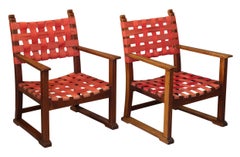 Set of Original Fireside Chairs Designed by Adolf Loos and Heinrich Kulka